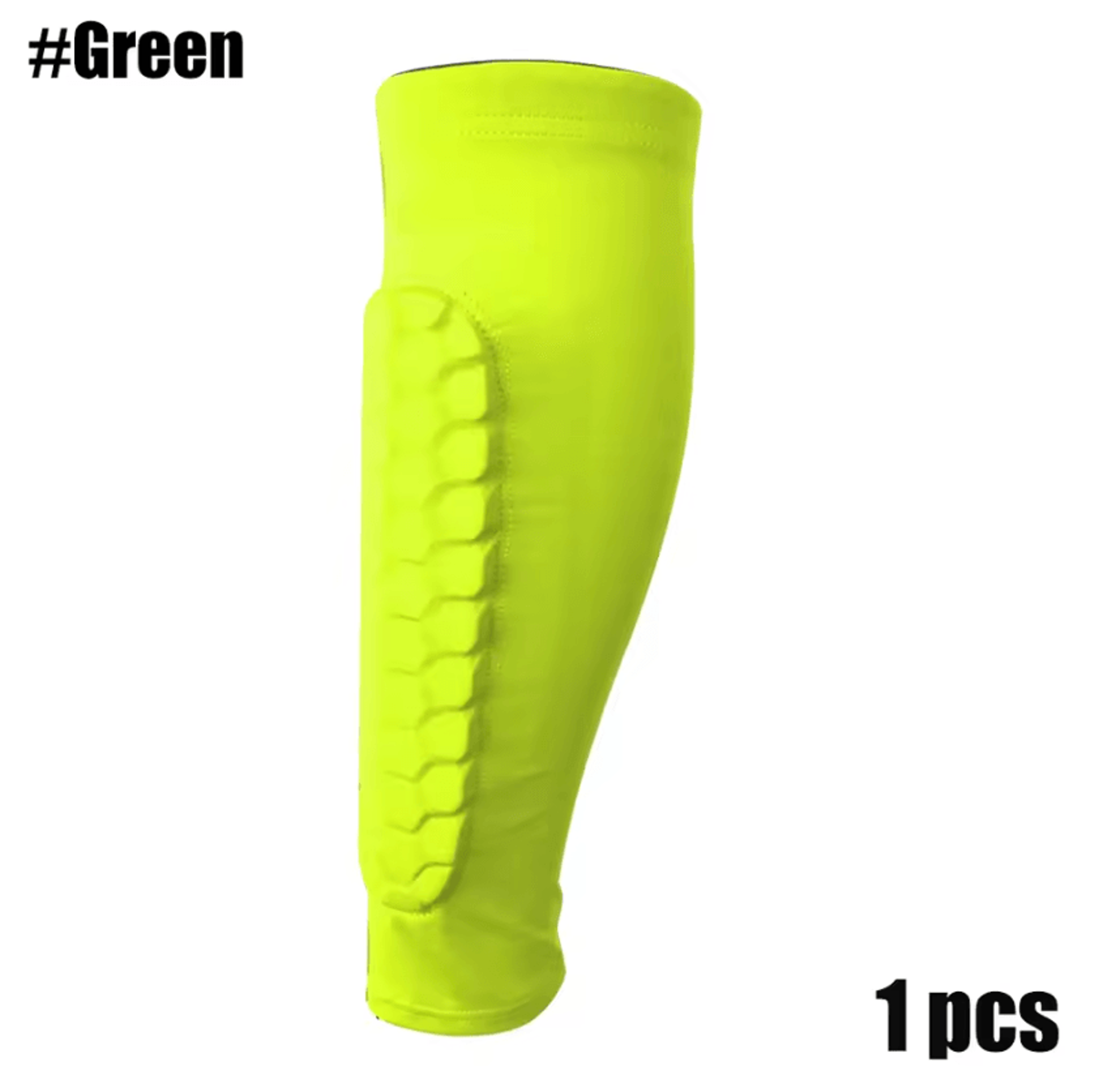 Soccer Shin Guard Compression Sleeve With Honeycomb Padding For Kids And Adults 3
