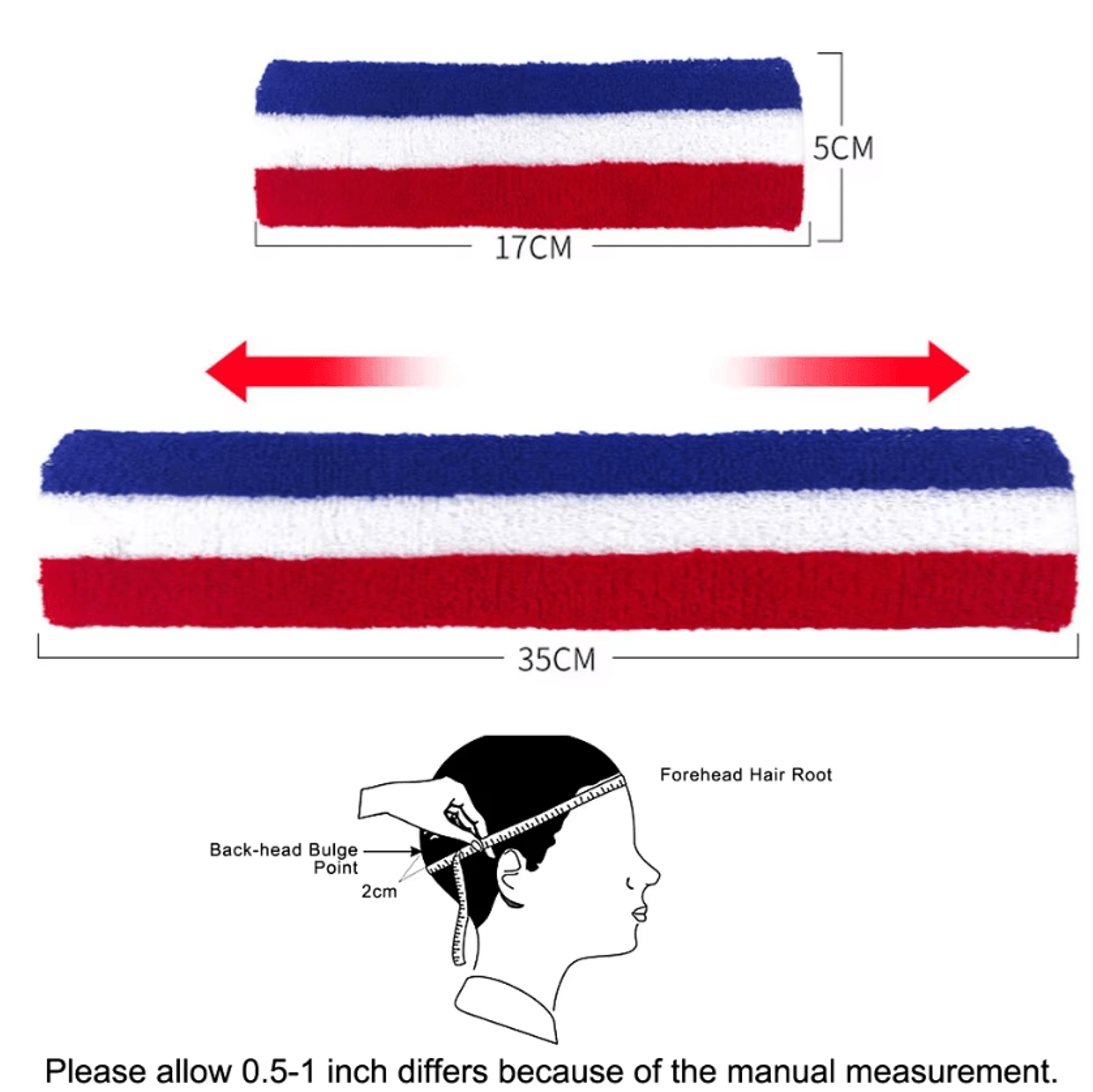 Sports Headband Sweatband For Running Cycling Yoga And Fitness 1