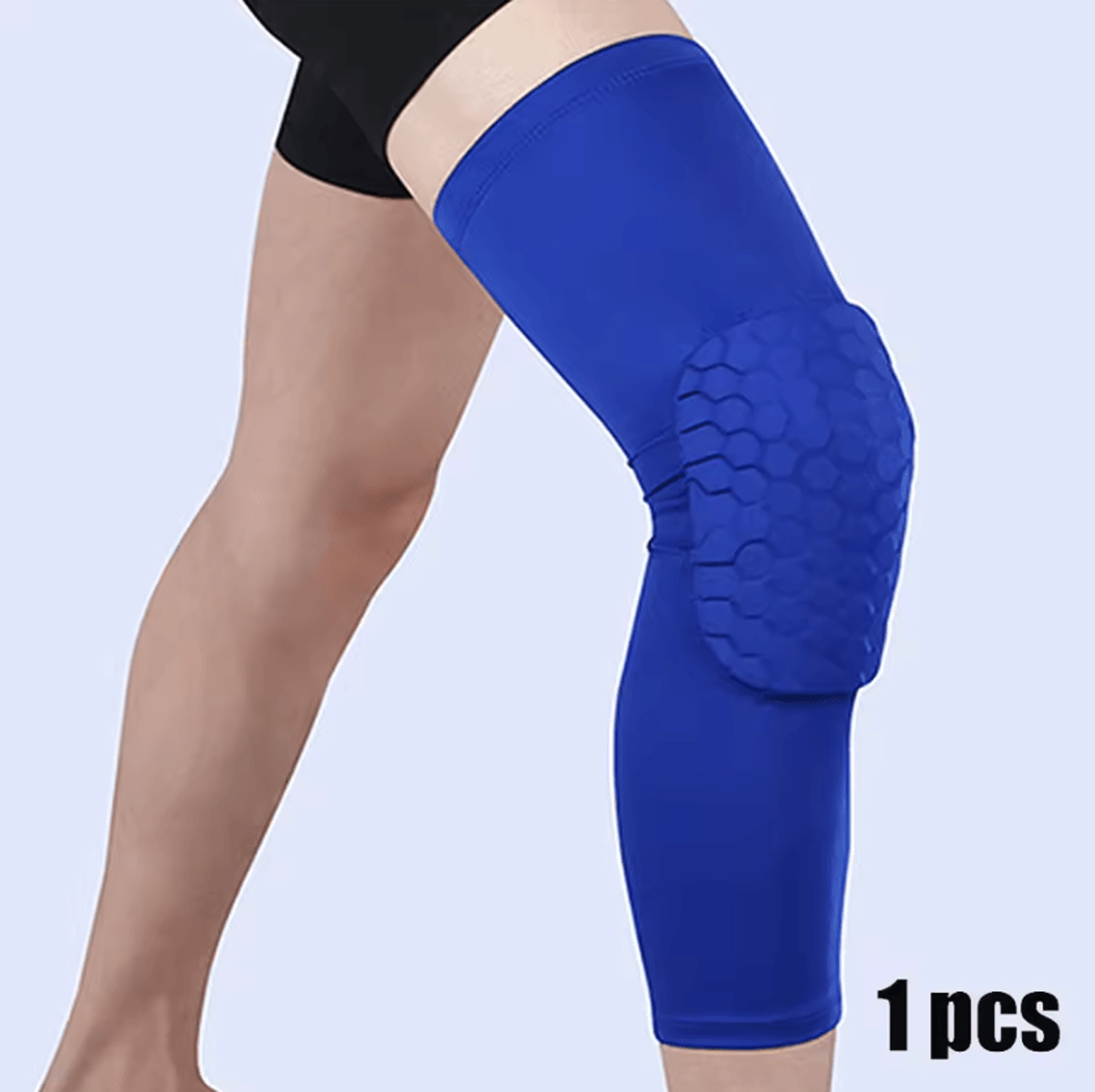 Long Compression Knee Sleeve With Knee Pad For Basketball Running Cycling And Sports 5
