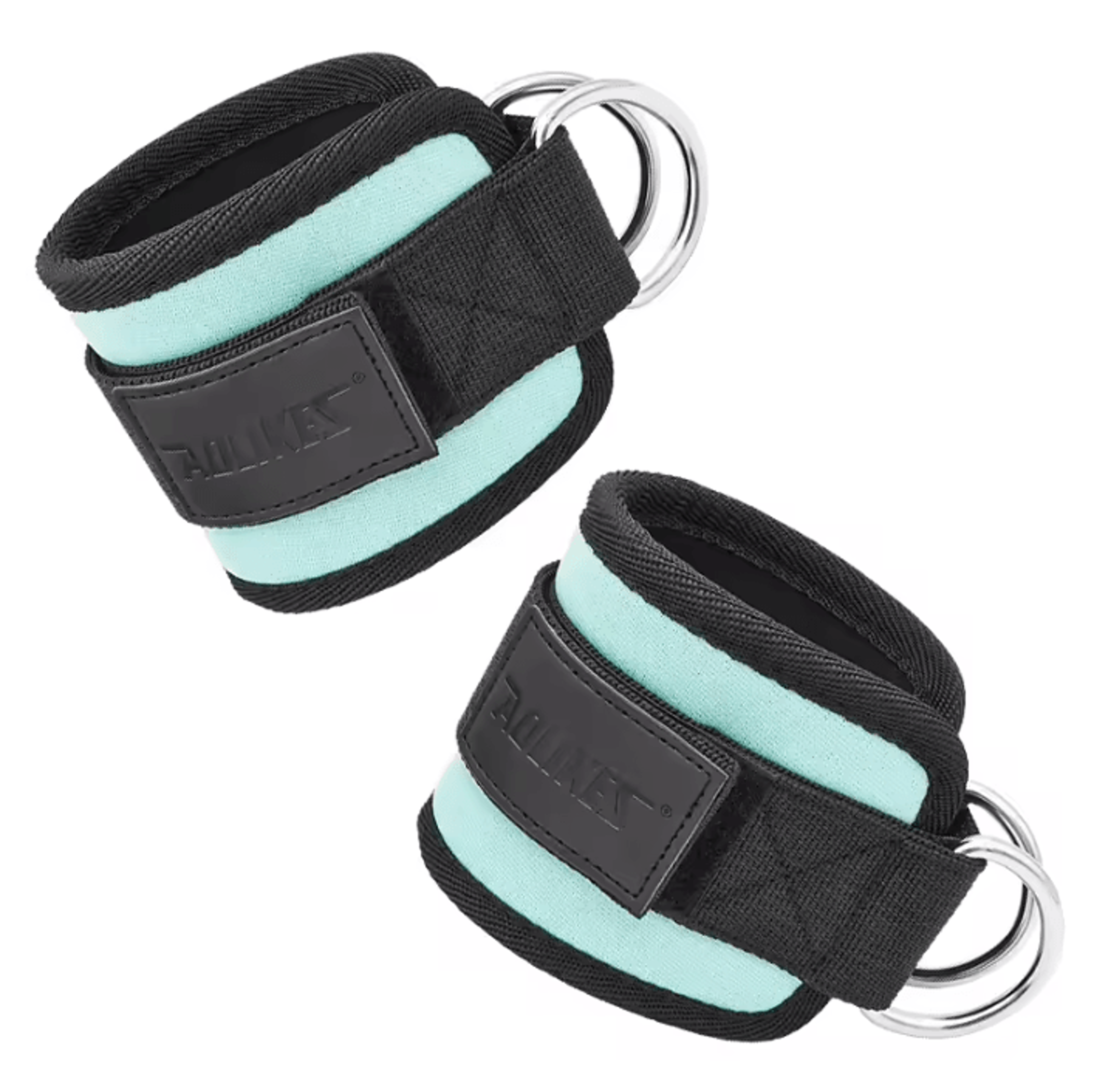 AOLIKES Padded Ankle Cuffs For Cable Machine Glute Kickbacks And Leg Workouts 7