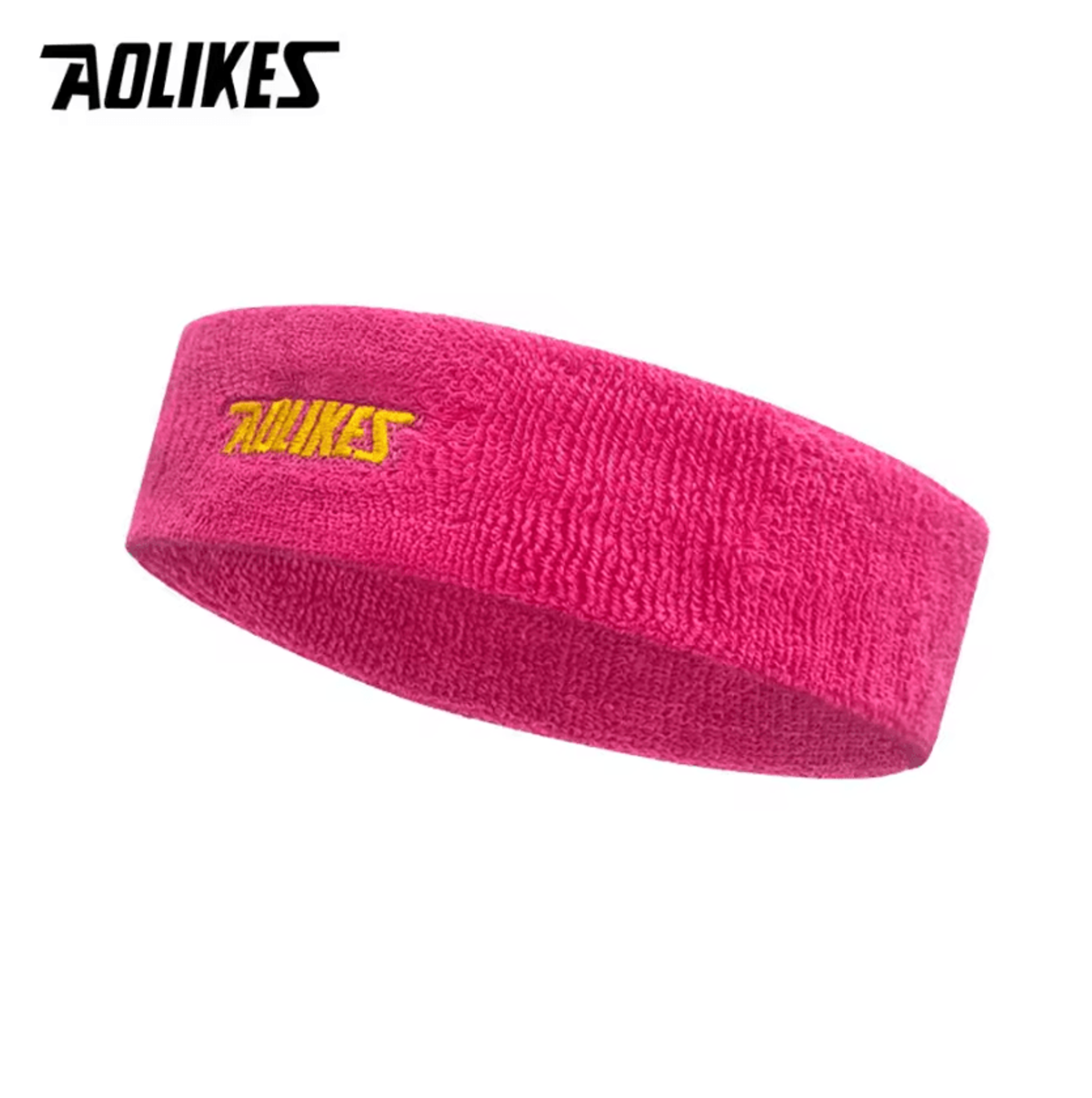 AOLIKES Cotton Sports Sweat Headband For Running Tennis Yoga And Fitness 7