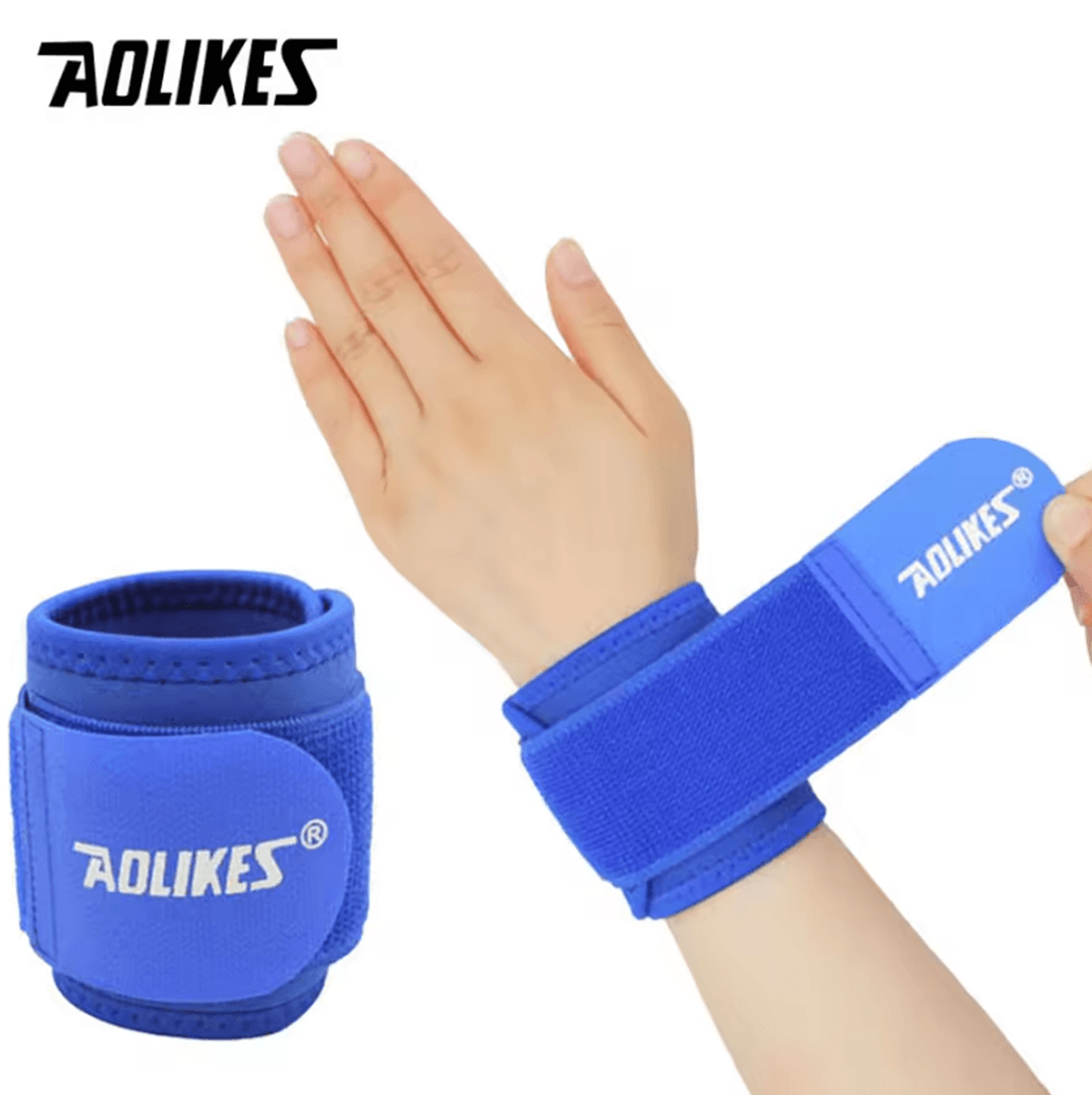AOLIKES Adjustable Wrist Support Brace For Gym Training Sports And Daily Wear 3