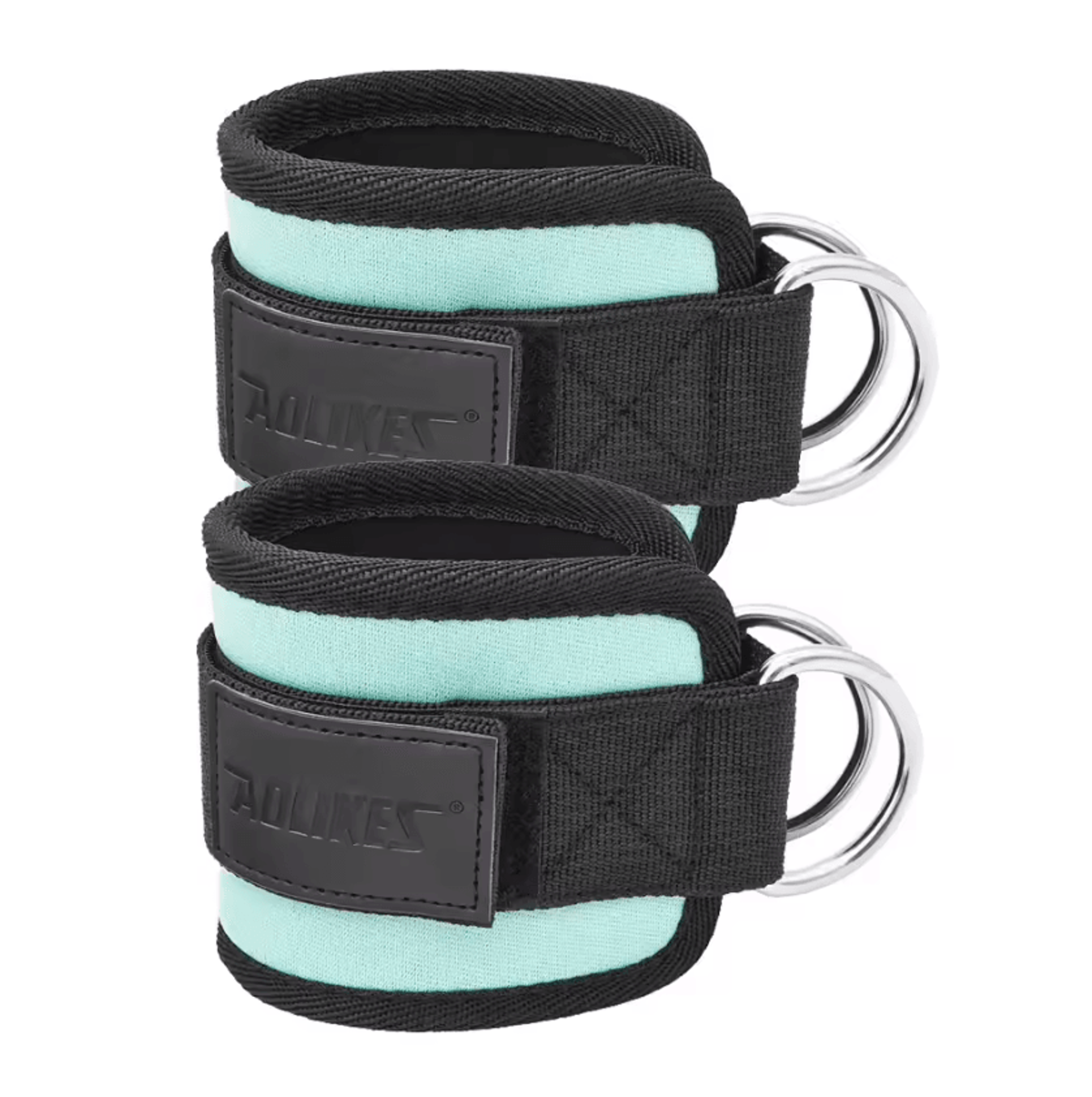 AOLIKES Adjustable Ankle Straps For Cable Machine Glute Kickbacks And Leg Training 7