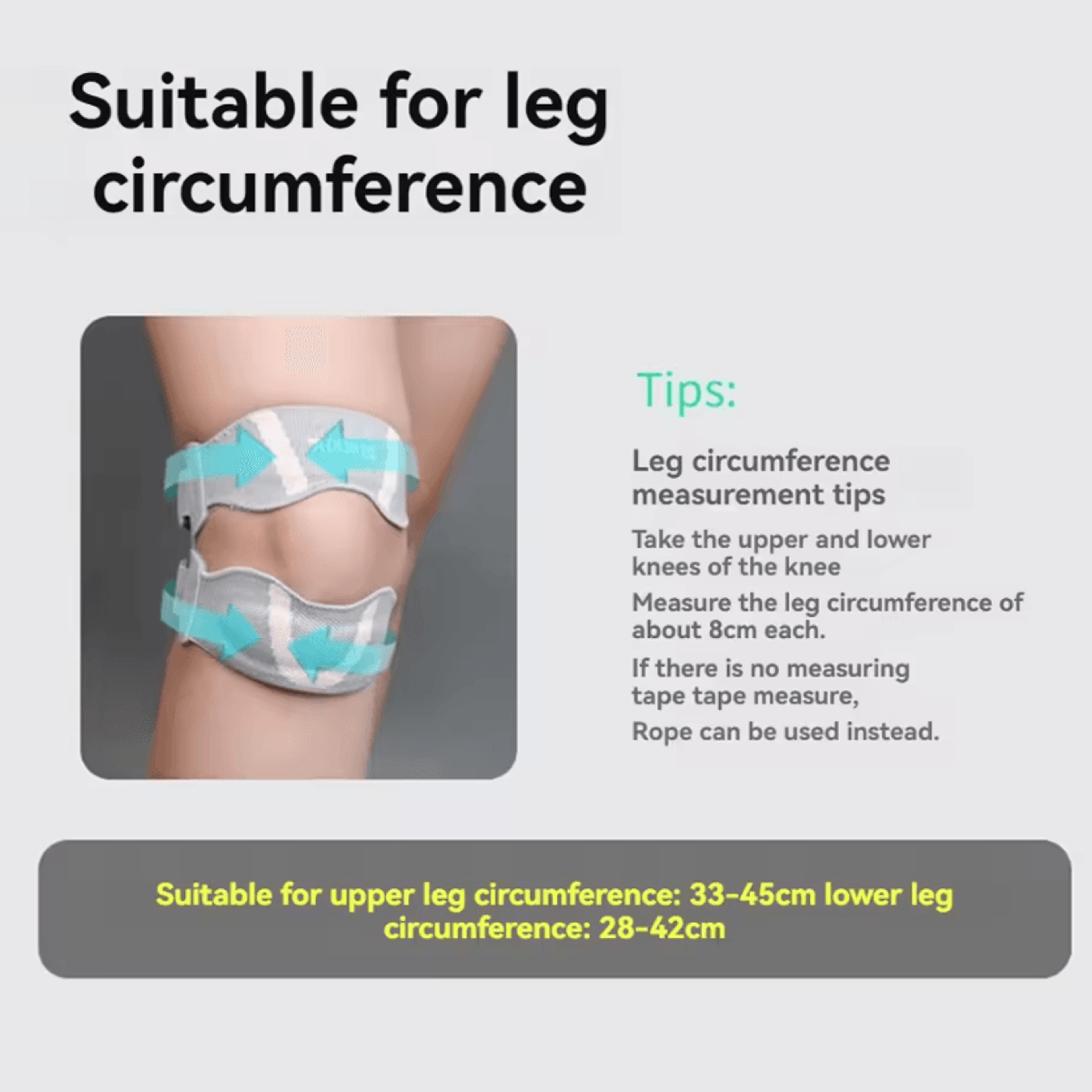 AOLIKES Patella Knee Strap With Ergonomic Silicone Pad For Adjustable Knee Support 1