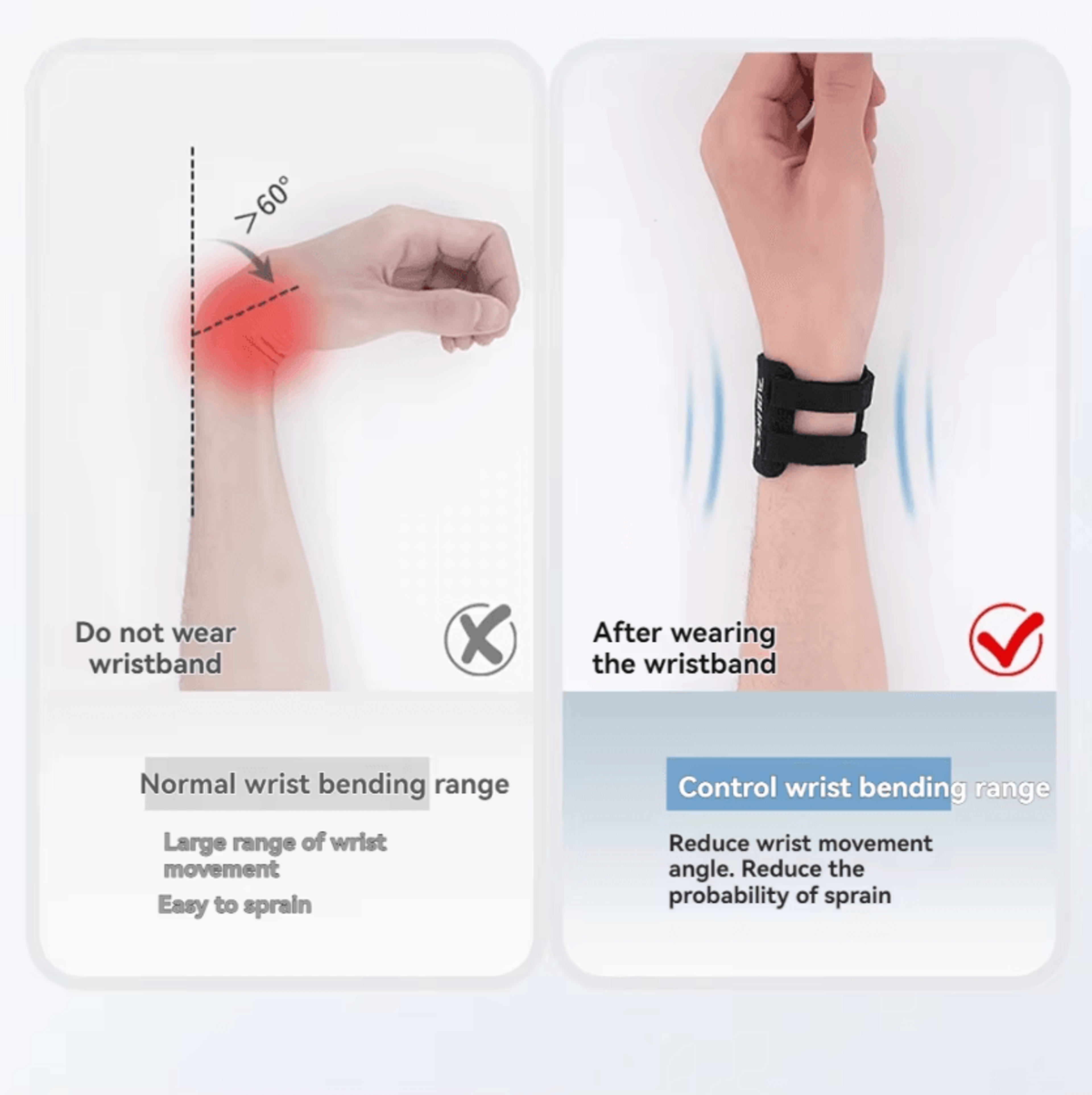 AOLIKES TFCC Wrist Brace With Adjustable Compression For Wrist Stability And Sports Support 4