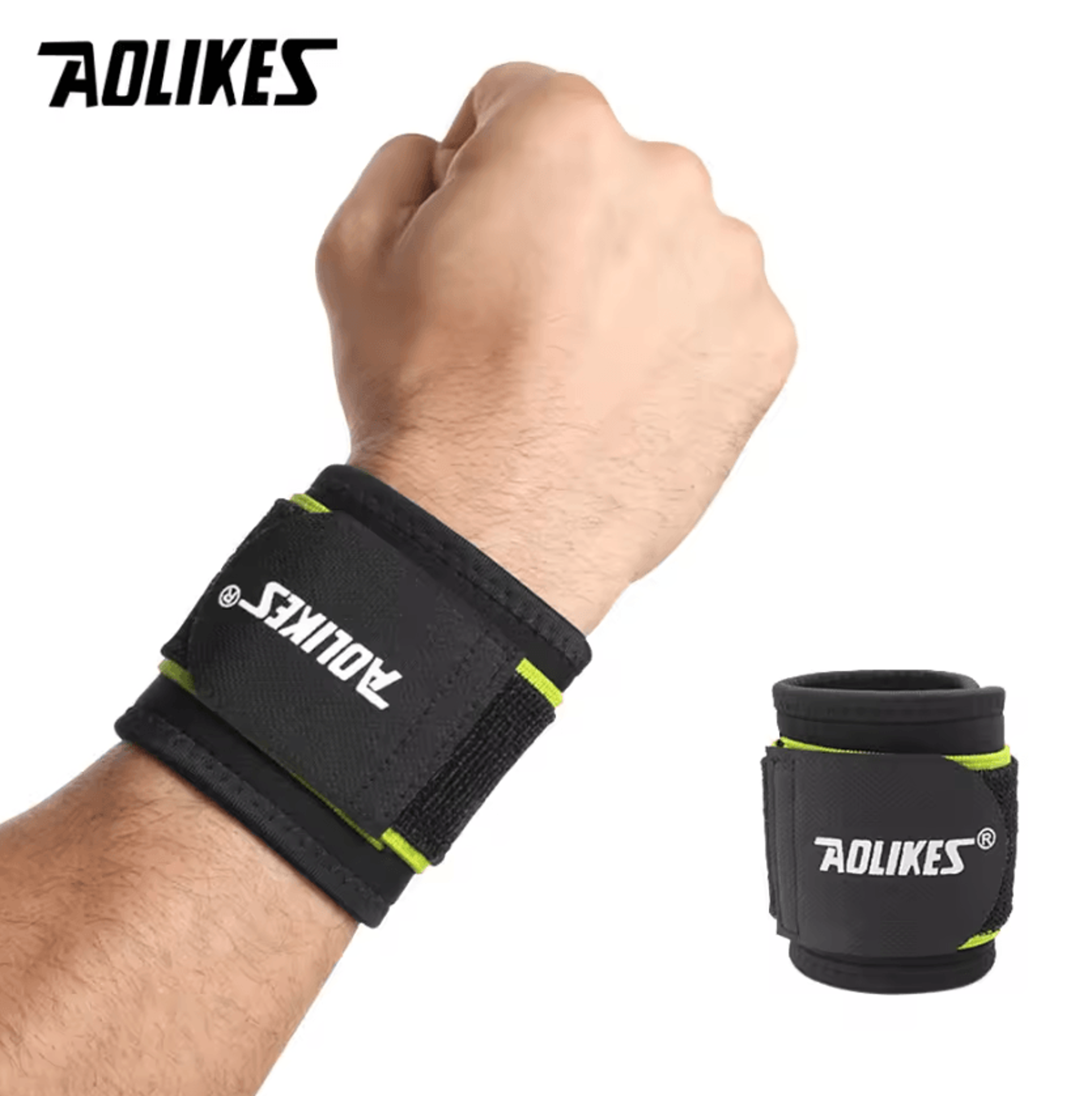 AOLIKES Wrist Brace Adjustable Wrist Support Wrap For Gym Weightlifting Sports  Daily Wrist Protect 5