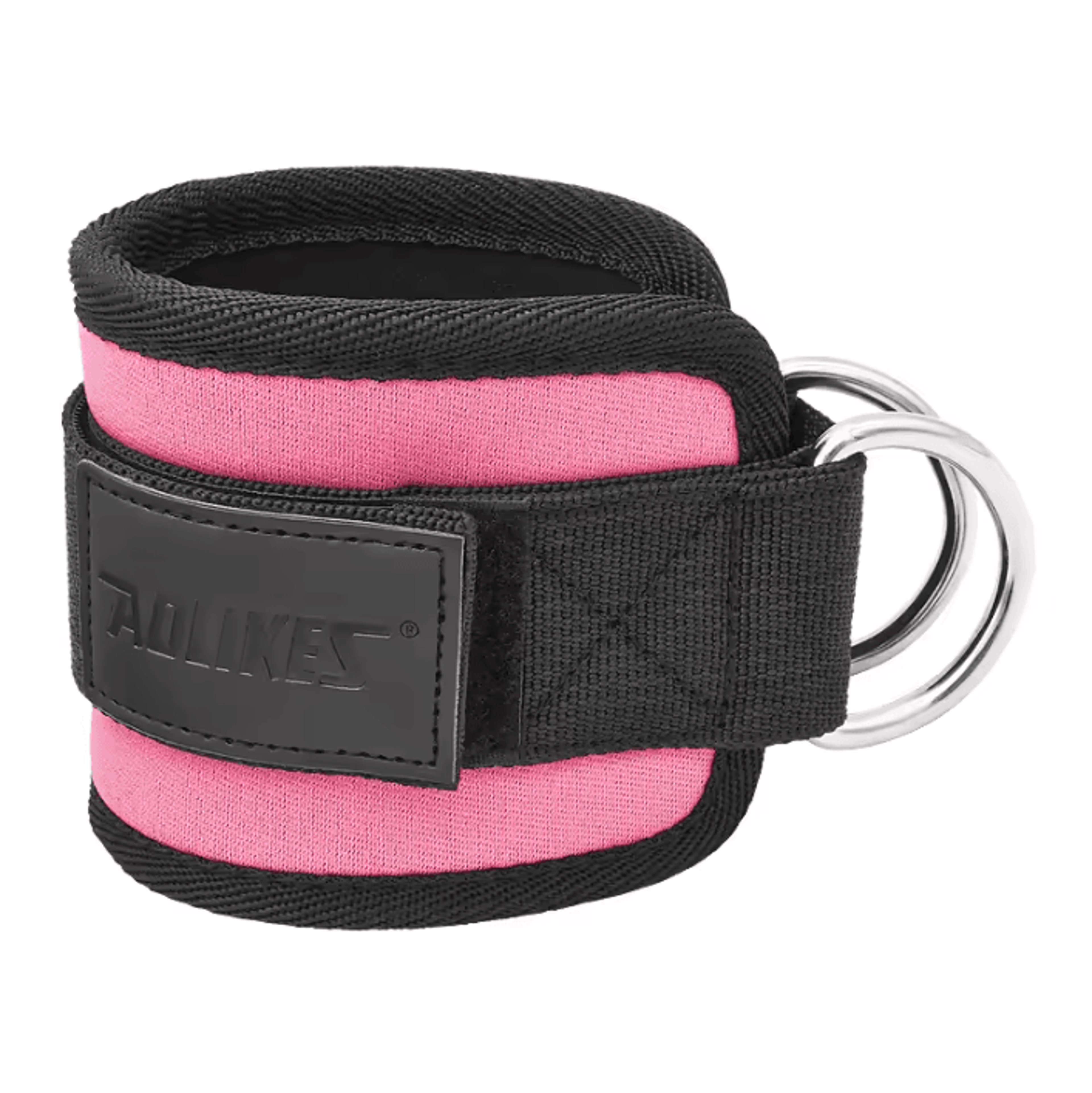 AOLIKES Cable Ankle Straps Double DRing Ankle Cuffs For Cable Machine For Glute Leg  Lower Body Str 4
