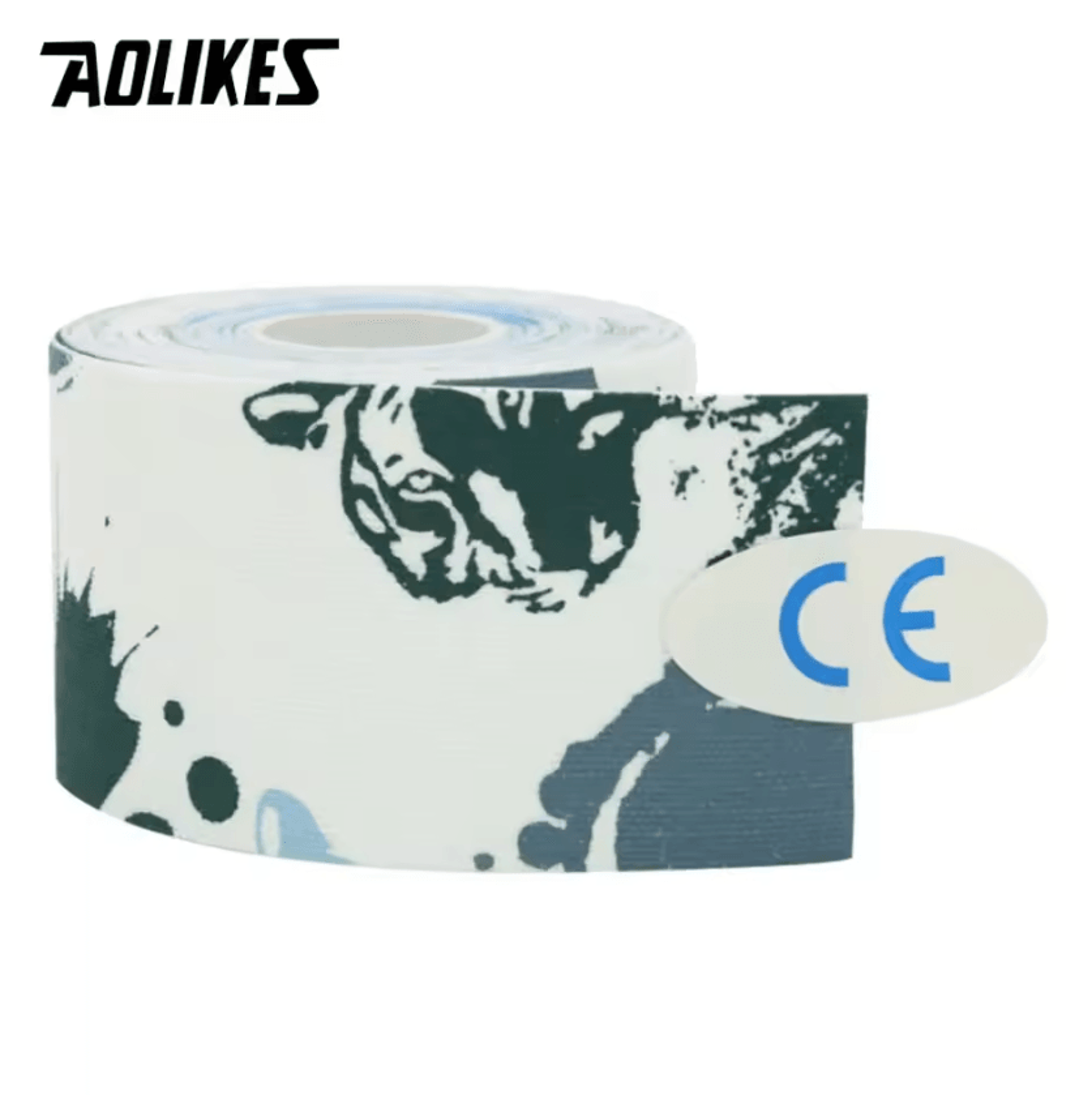 AOLIKES Printed Kinesiology Tape Waterproof Sports Muscle Tape For Muscle  Joint Support 4