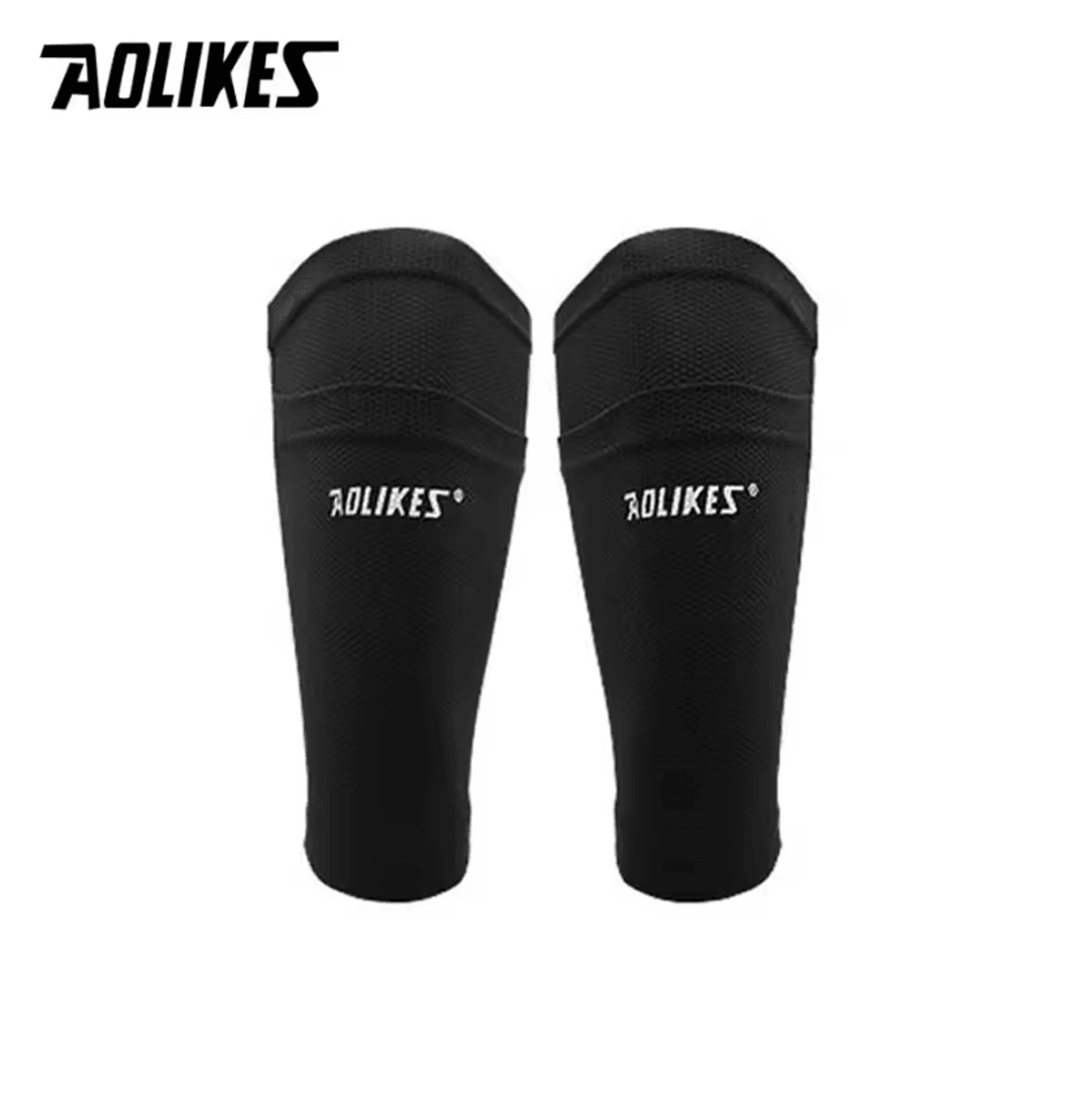 AOLIKES Soccer Shin Guard Sleeves Elastic Calf Compression Sleeves For Football Shin Guards 4