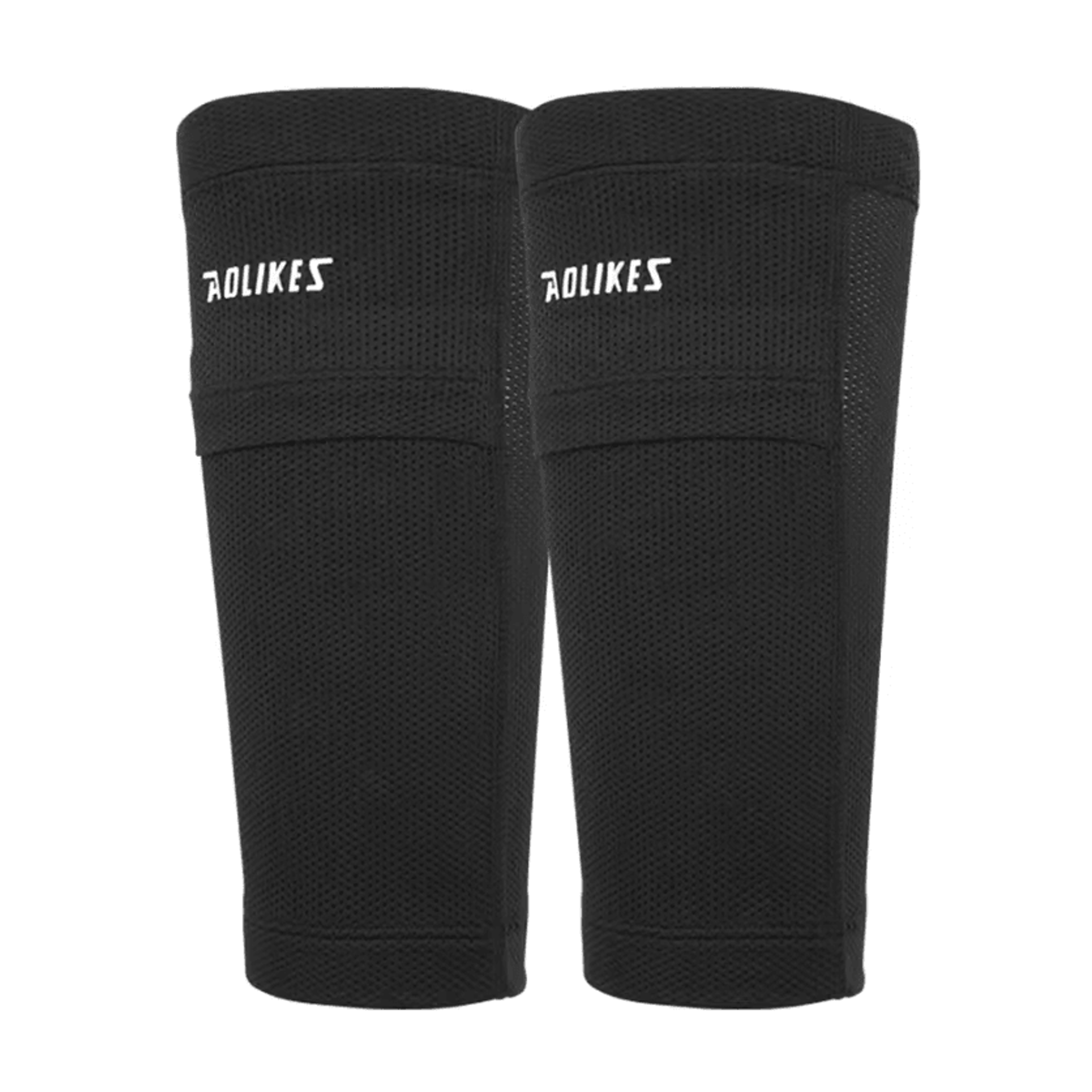 AOLIKES Soccer Shin Guard Sleeves With Pocket Shin Guard Socks For Football Training  Match Day Pro 4