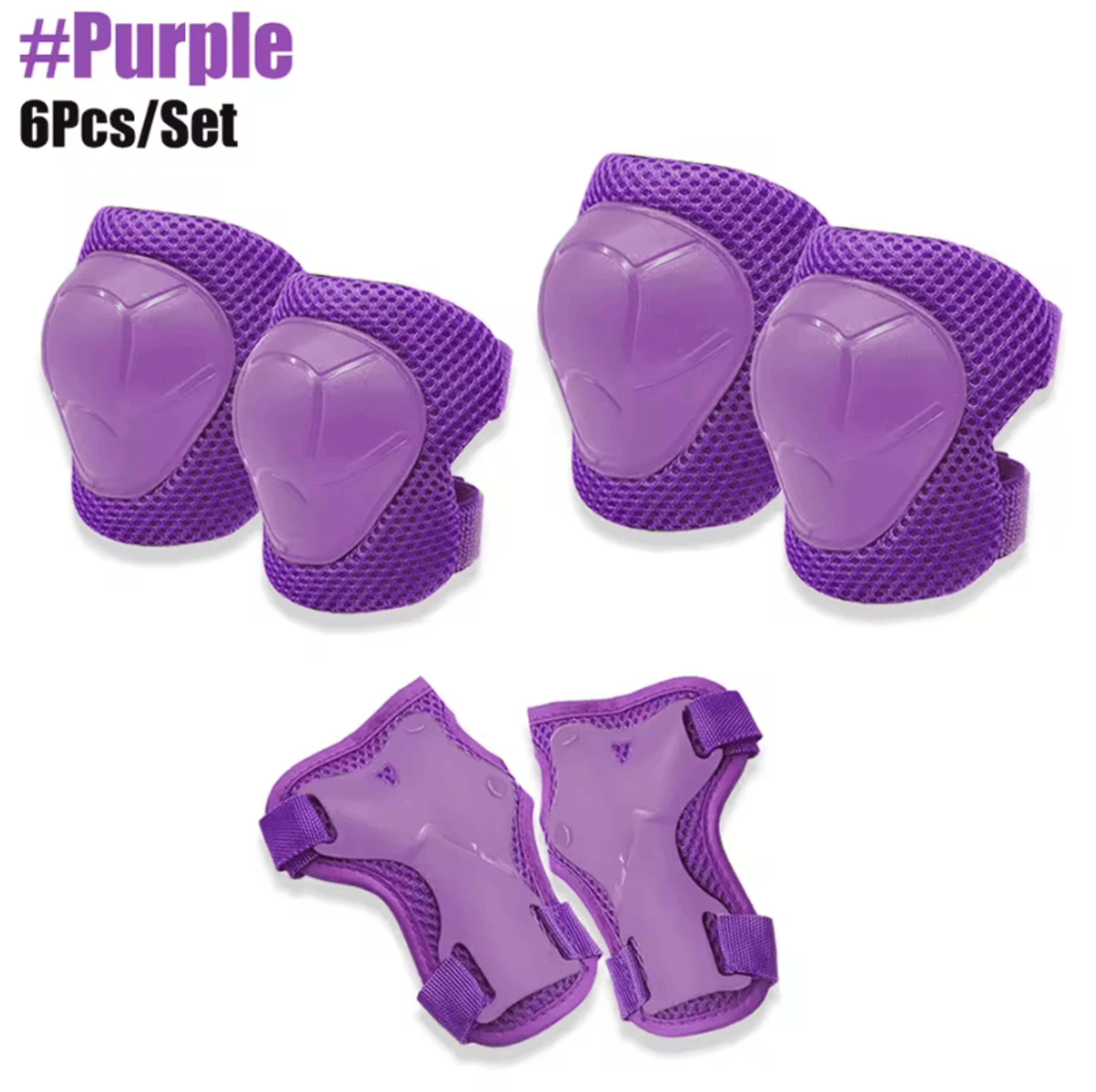Kids Protective Gear Set 6Piece Knee Pads Elbow Pads And Wrist Guards For Skating Cycling And Outdo 11
