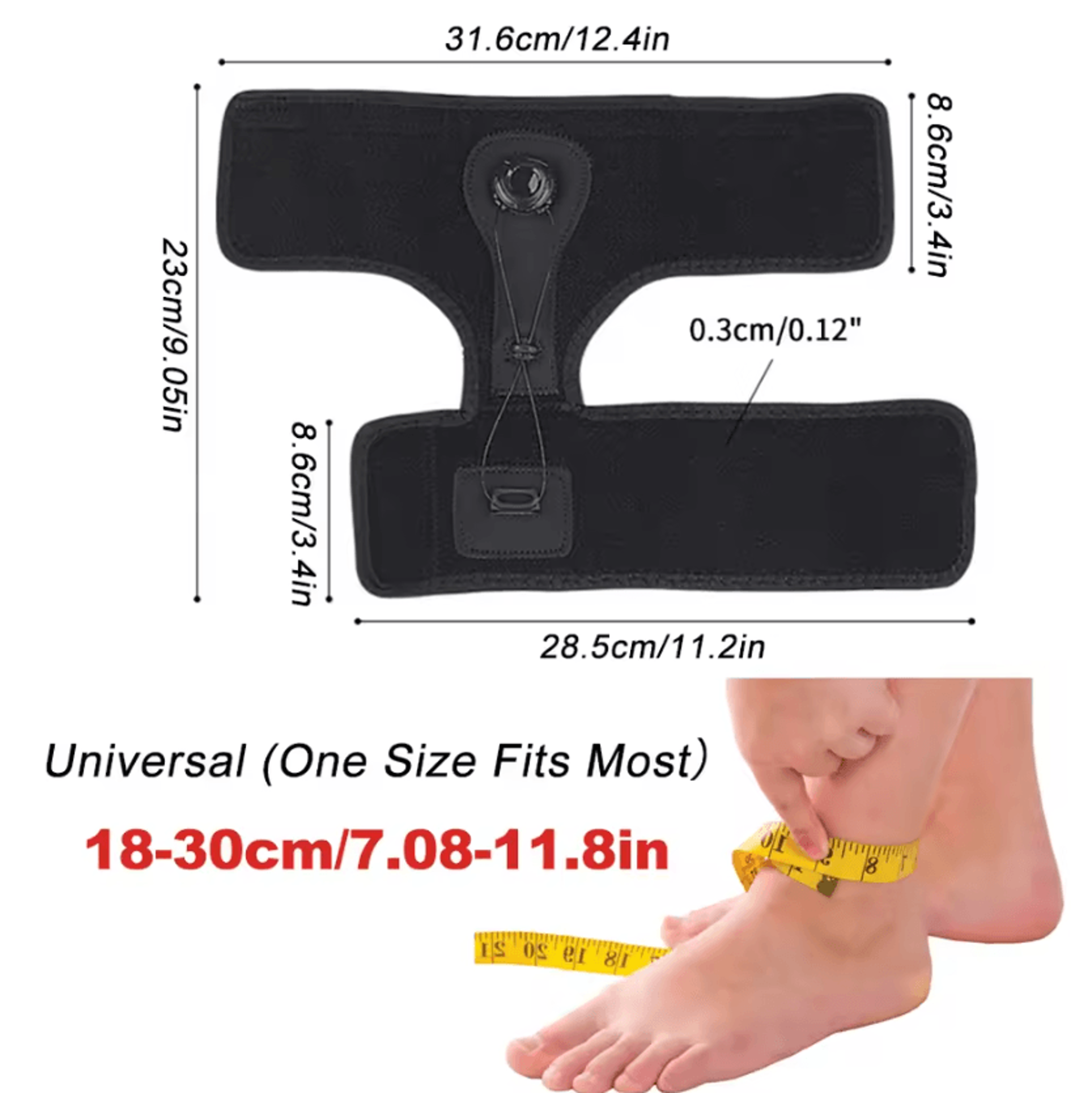 Adjustable Plantar Fasciitis Night Splint For Heel Pain Relief And Drop Foot Support 1
