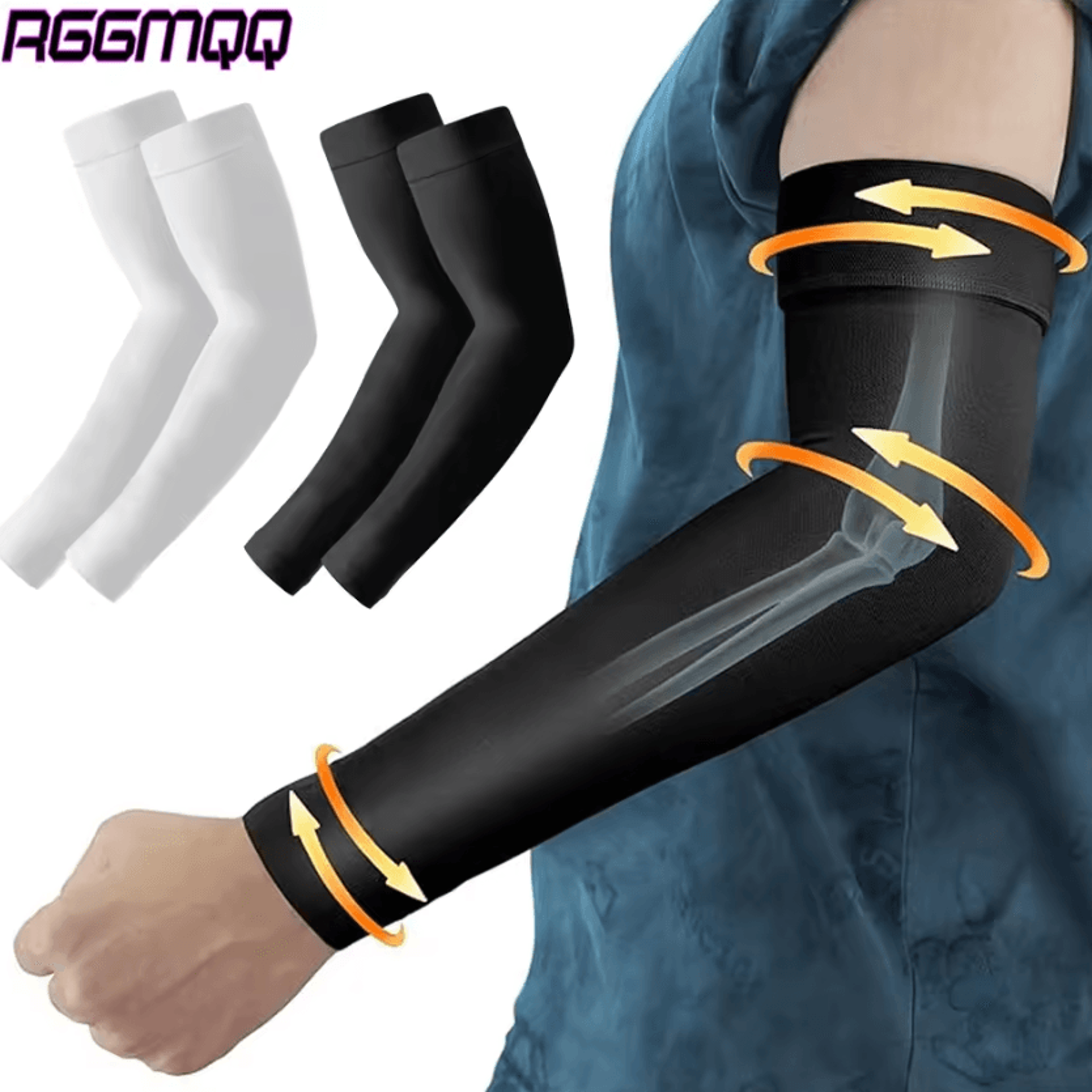 graduated compression arm sleeves 20-30 mmhg for lymphedema and swelling support