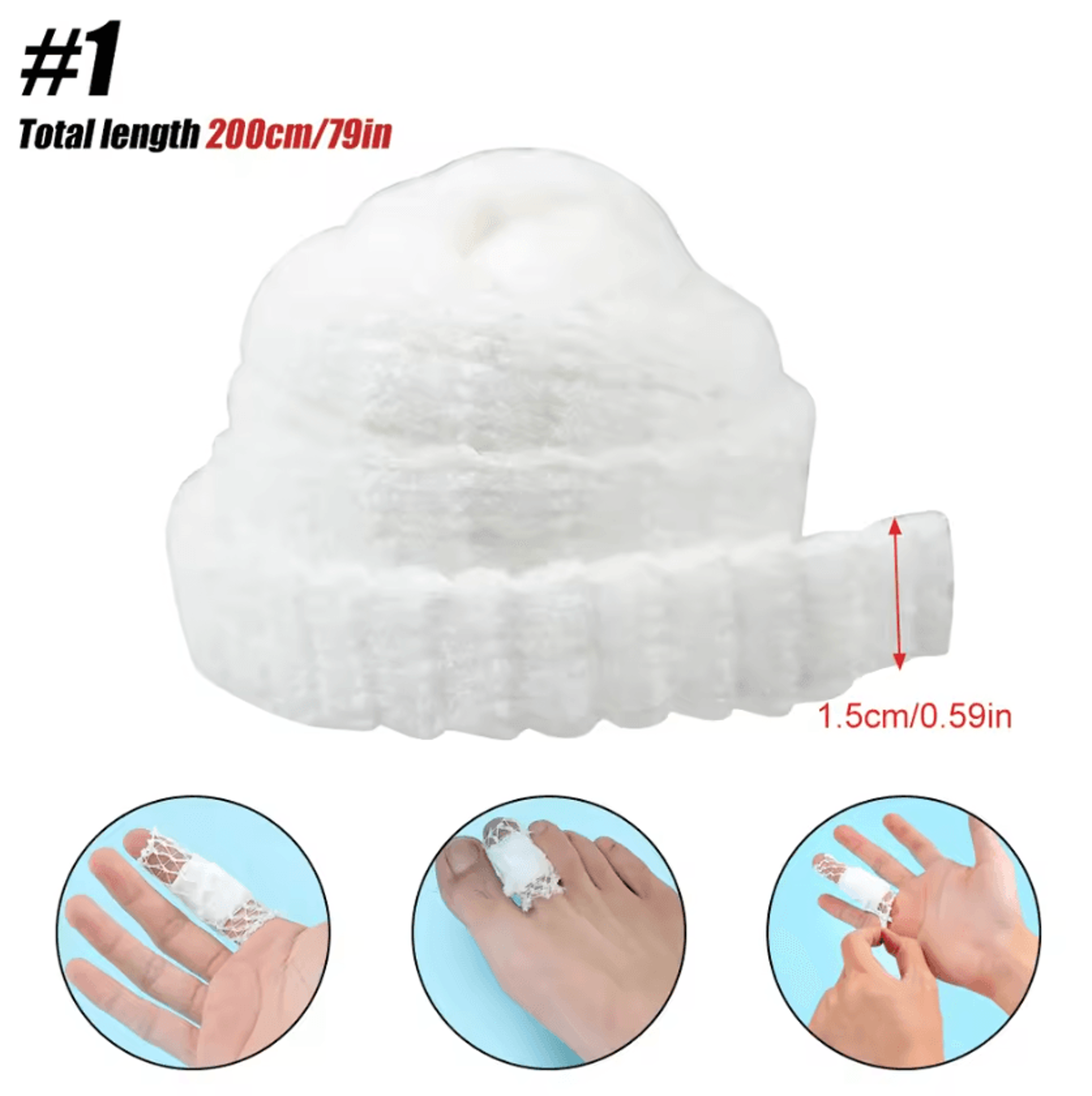 Elastic Tubular Bandage Fix Net For Wound Dressing Knee Calf And Ankle Support 4