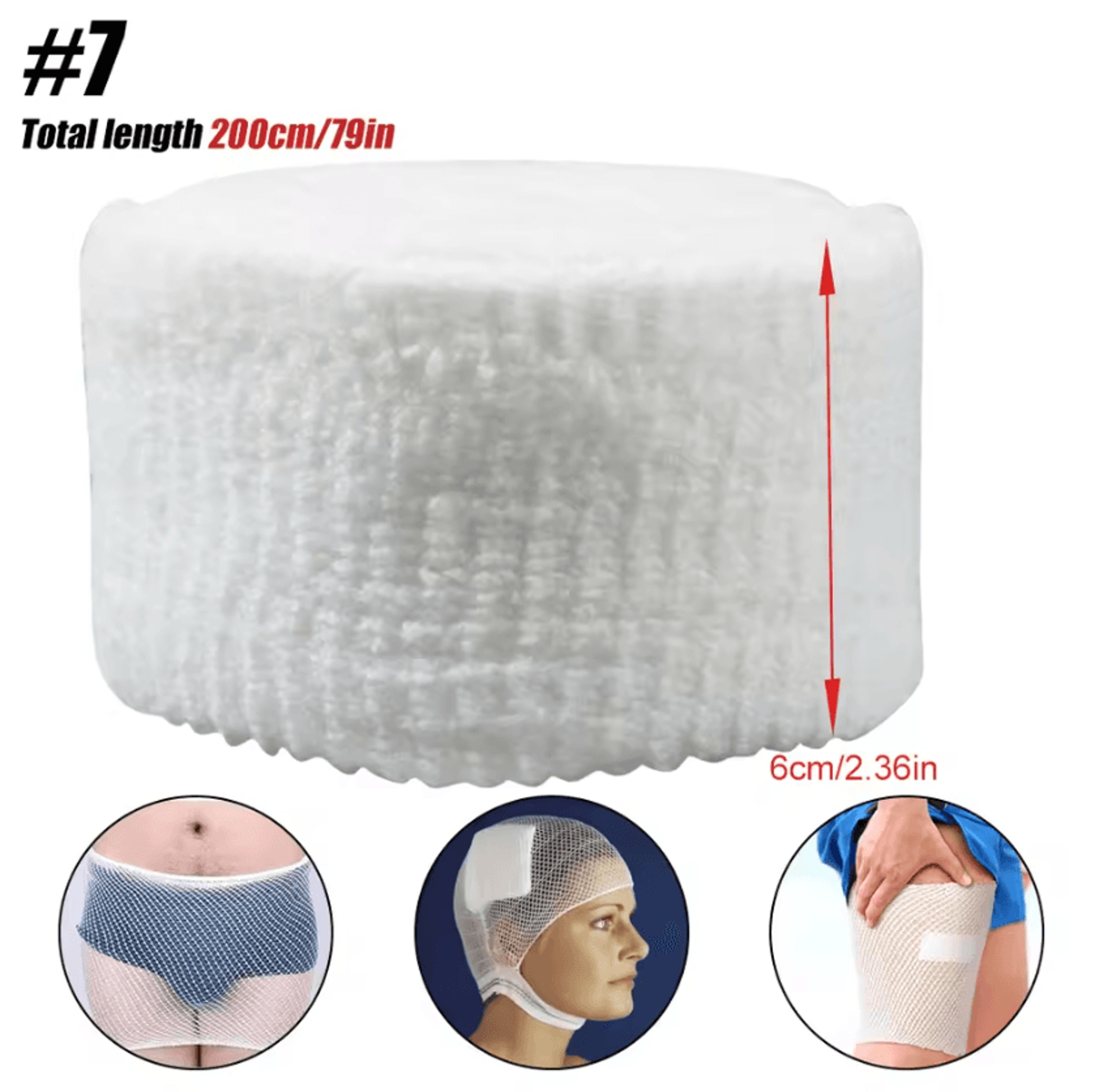 Elastic Tubular Bandage Fix Net For Wound Dressing Knee Calf And Ankle Support 7