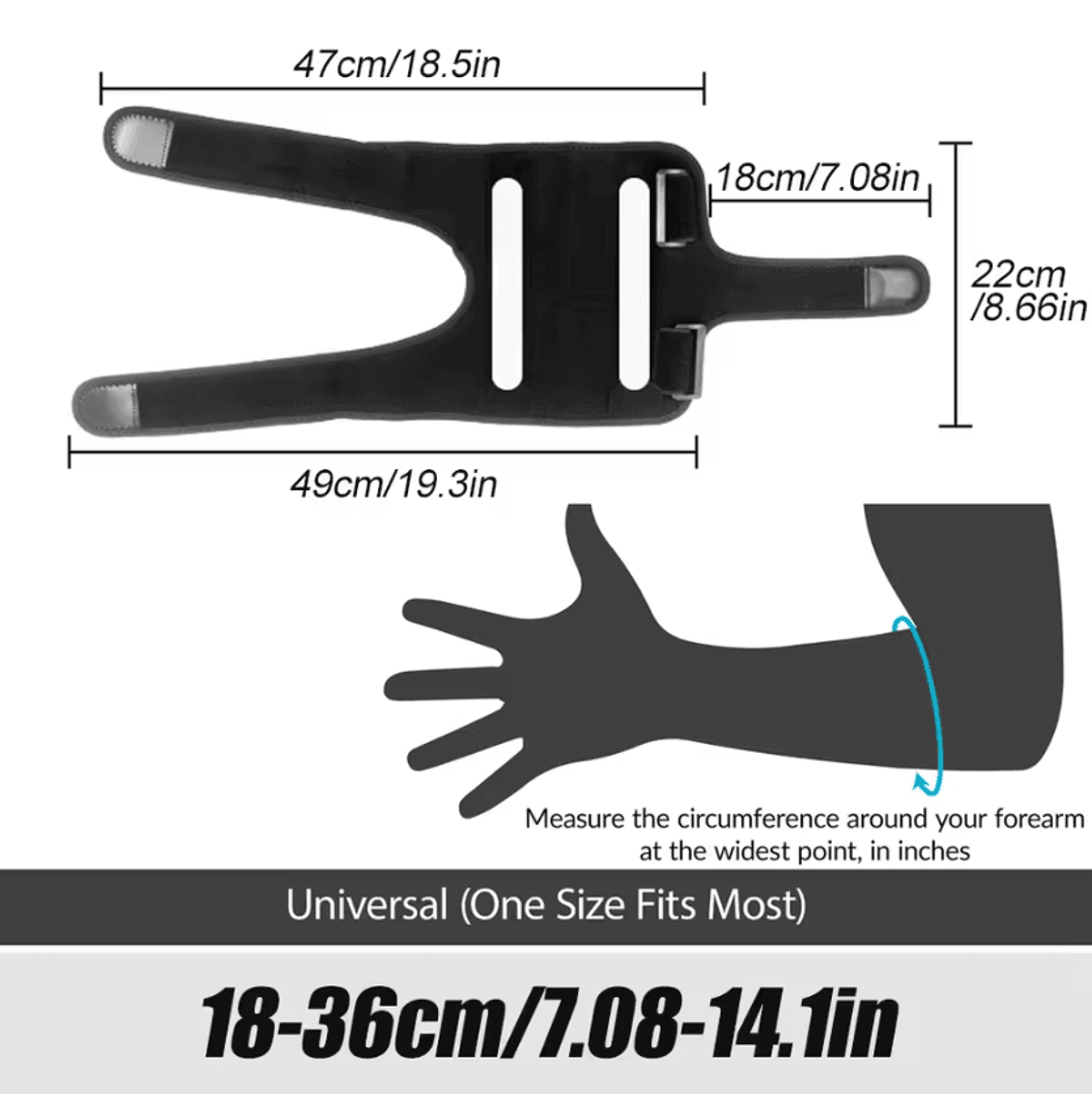 Adjustable Elbow Brace With Removable Splints For Cubital Tunnel Tennis Elbow And Everyday Support 1