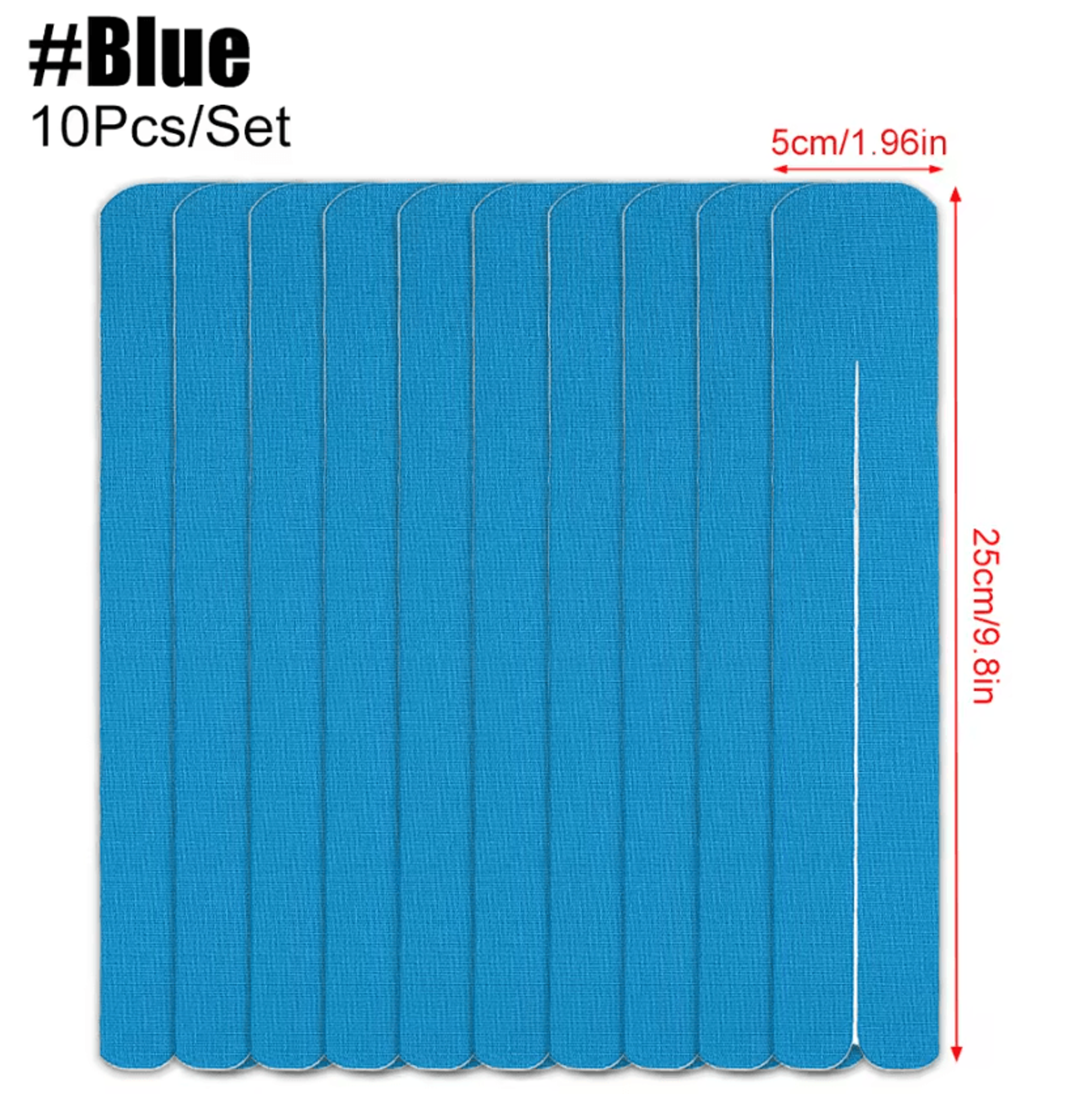 10 Piece Precut Kinesiology Tape Waterproof Athletic Support For Running Gym And Sports 8