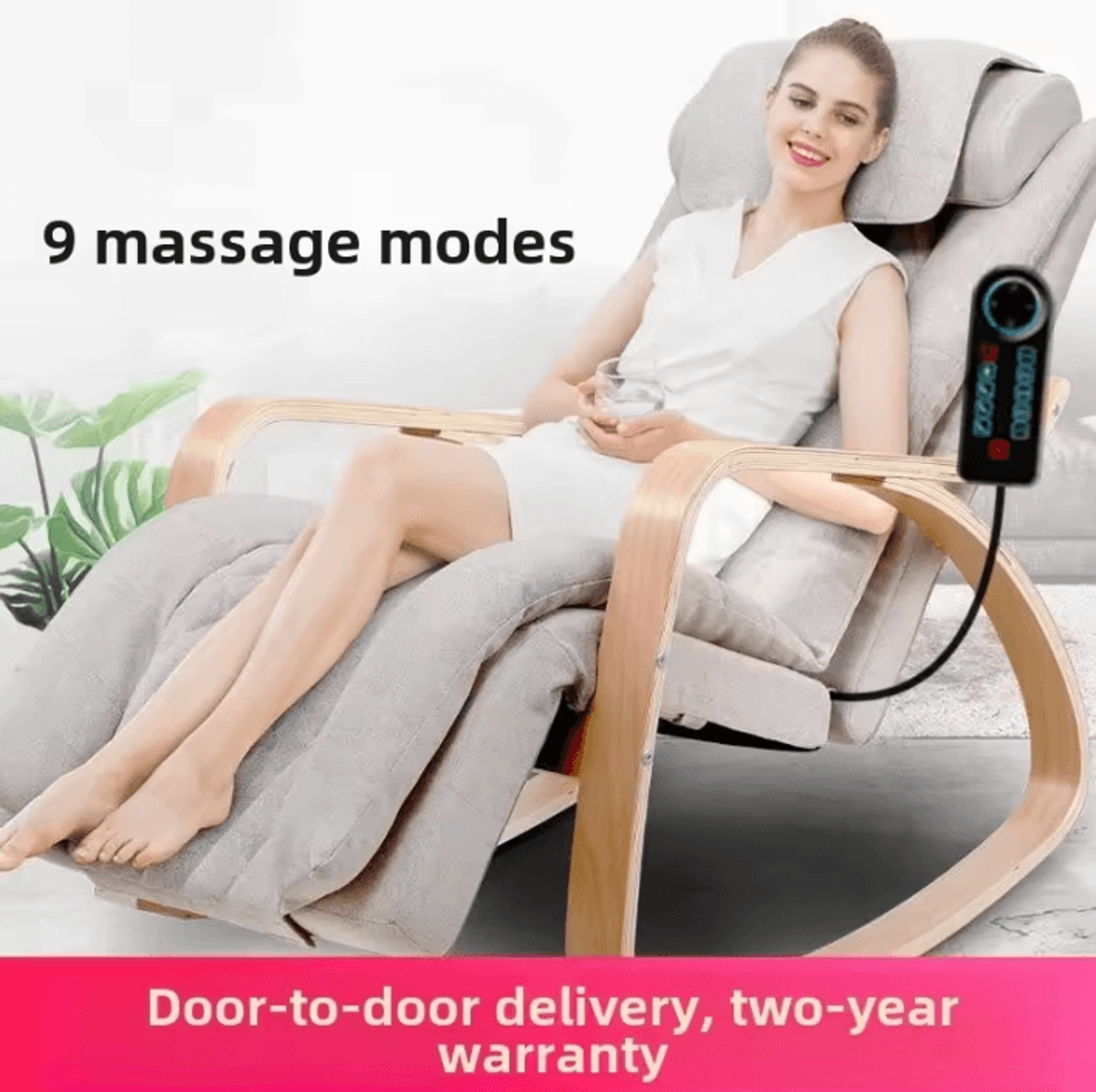 Ergonomic Massage Recliner Chair With Heat And Vibration  Overstuffed Heated Recliner For Neck Back 7