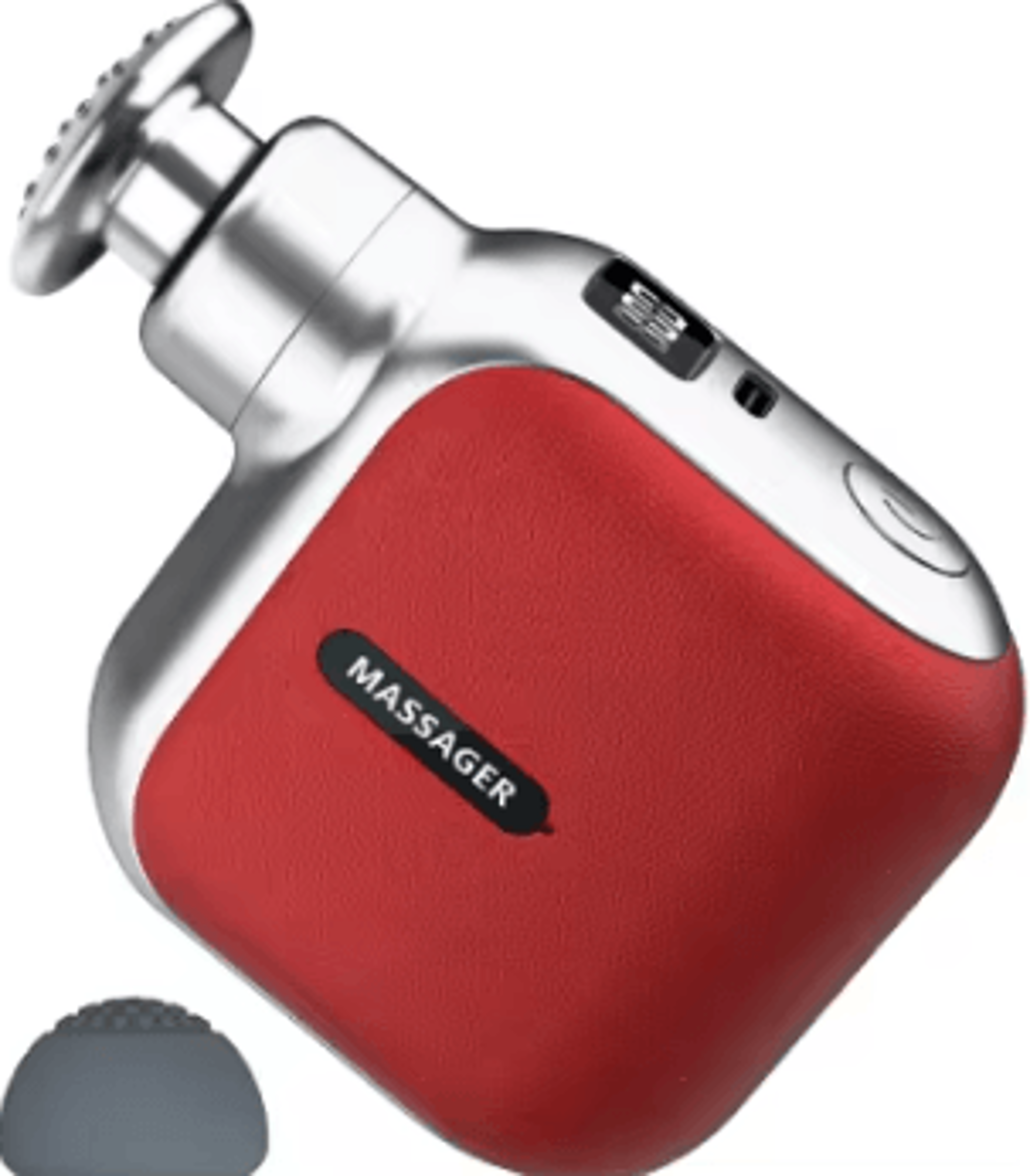 Mini Pocket Fascia Gun With 4 Silicone Heads  Portable Deep Tissue Massage Gun For Quiet Muscle Rec 7