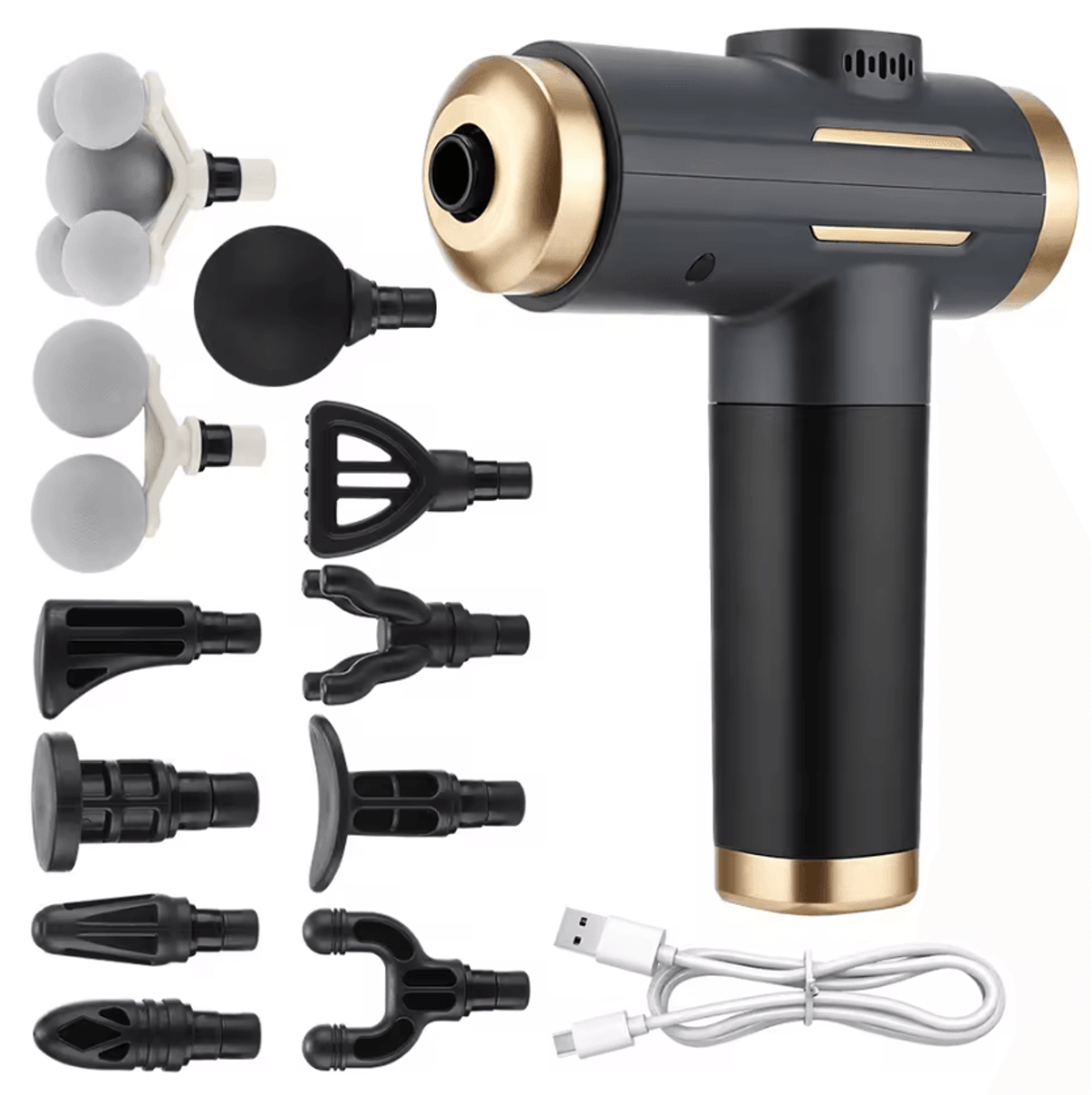 99Level Deep Tissue Massage Gun With LCD Display  Cordless Percussion Massage Gun With 11 Massage H 6