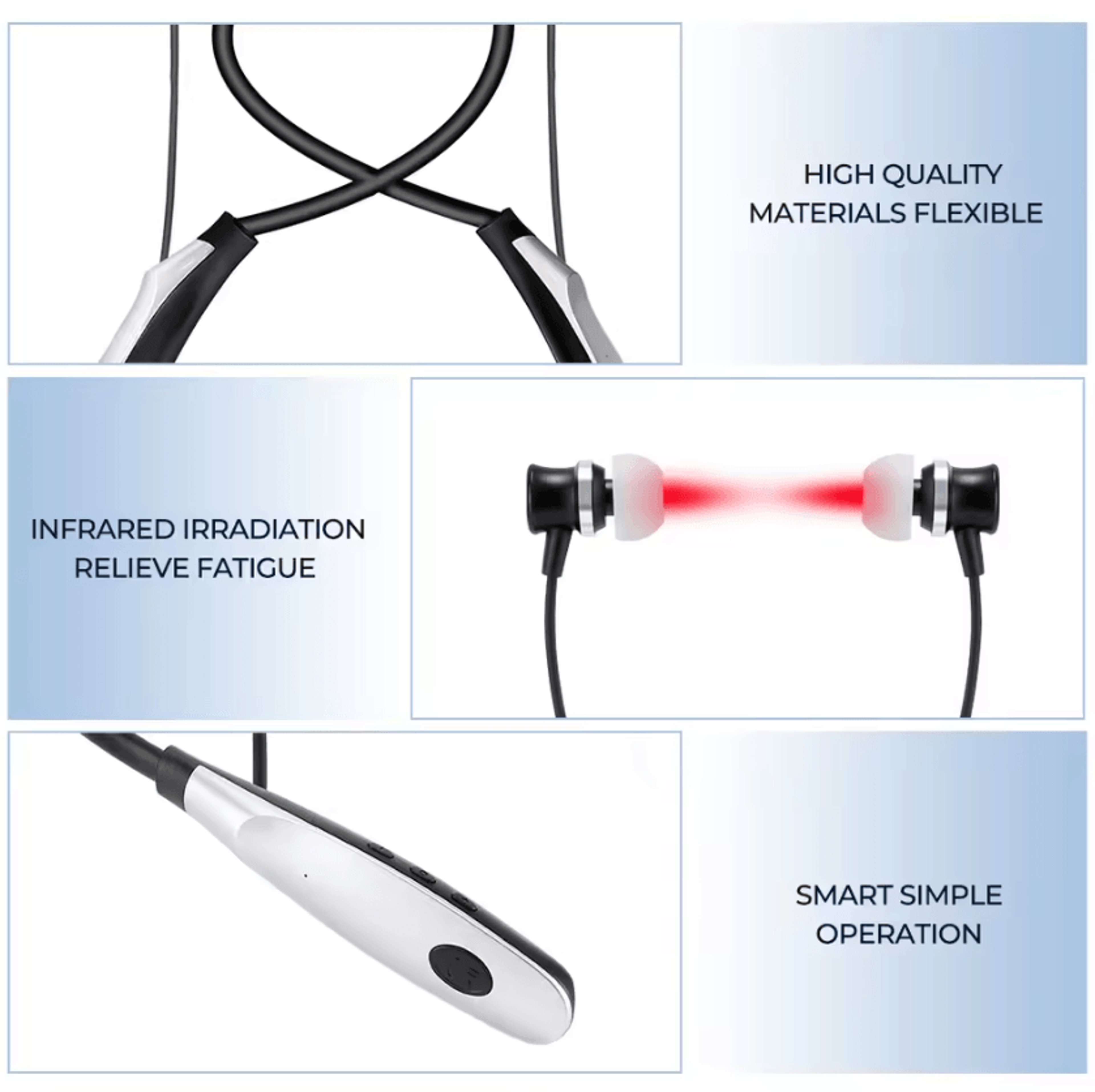 2in1 LED Nasal Care Device  Rechargeable Nasal  Ear Light Therapy Device With NeckHanging Design 1