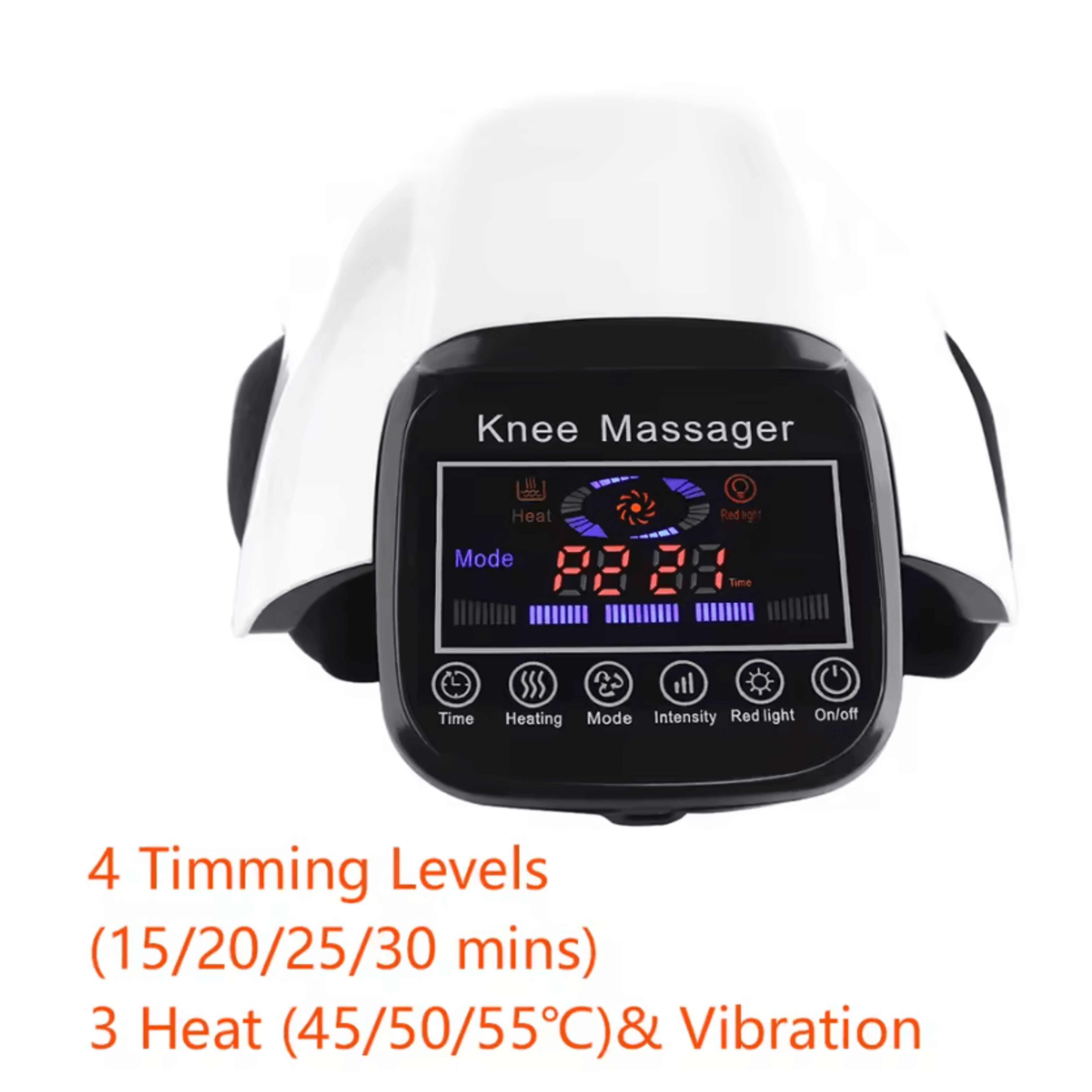 Cordless Heated Knee Massager With 4 Heat Levels  Vibration For Knee Elbow  Shoulder 6