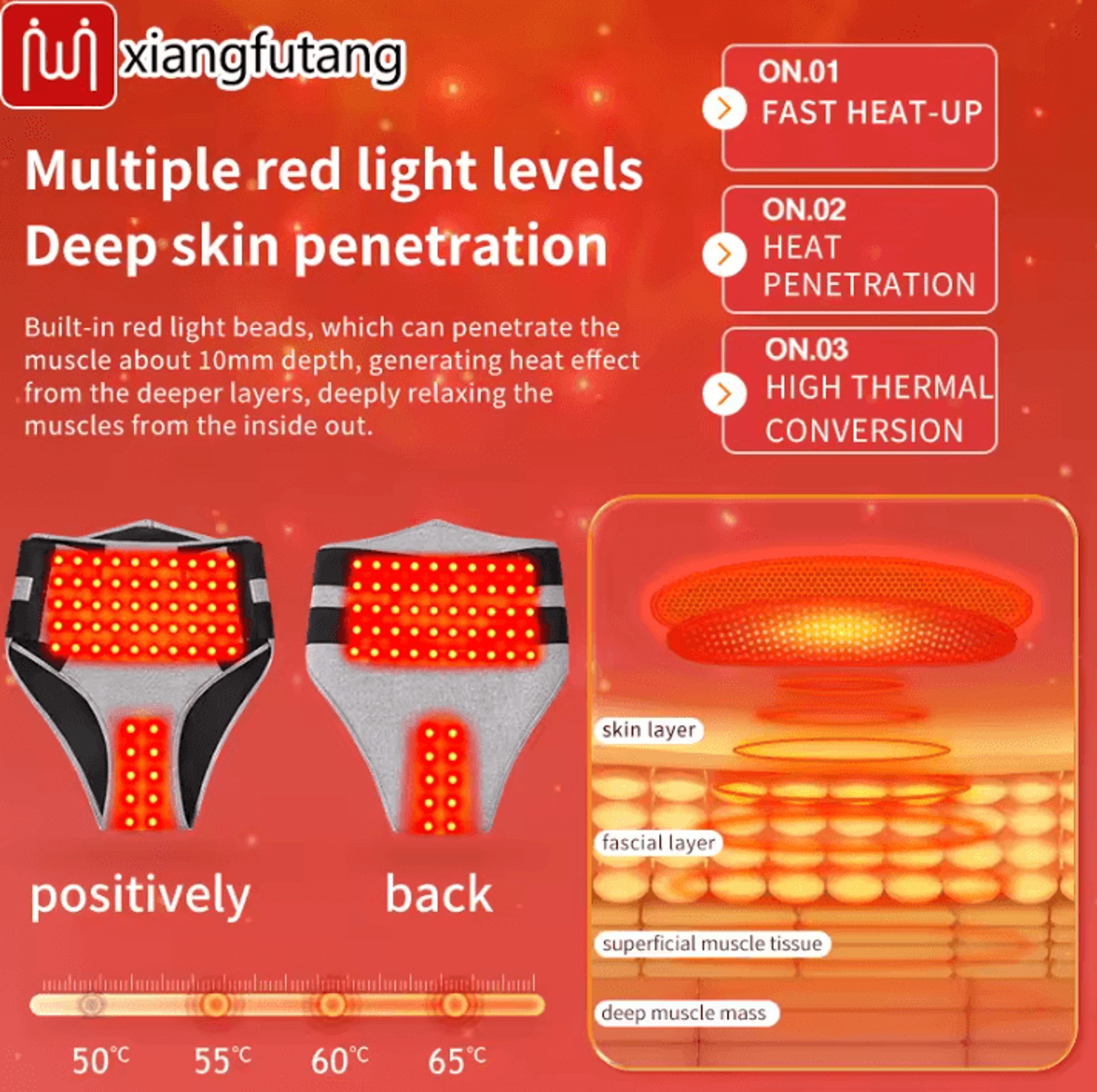 Electric Heated Thermal Underwear  Rechargeable Heated Underwear For Men  Women Cold Weather Base L 4