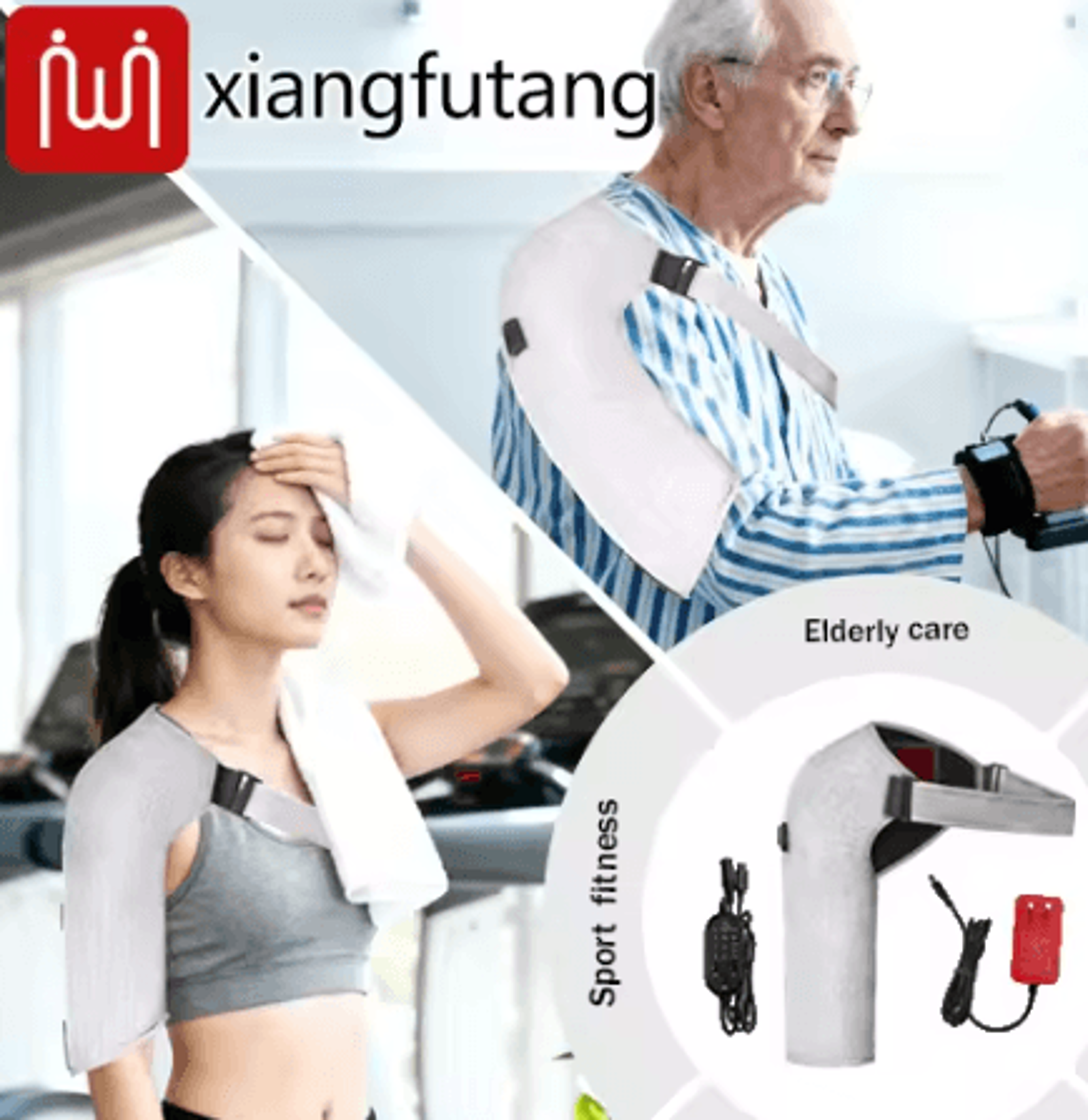 Heated Shoulder Brace With Massage  Electric Shoulder Heating Pad With Heat  Vibration For Everyday 4