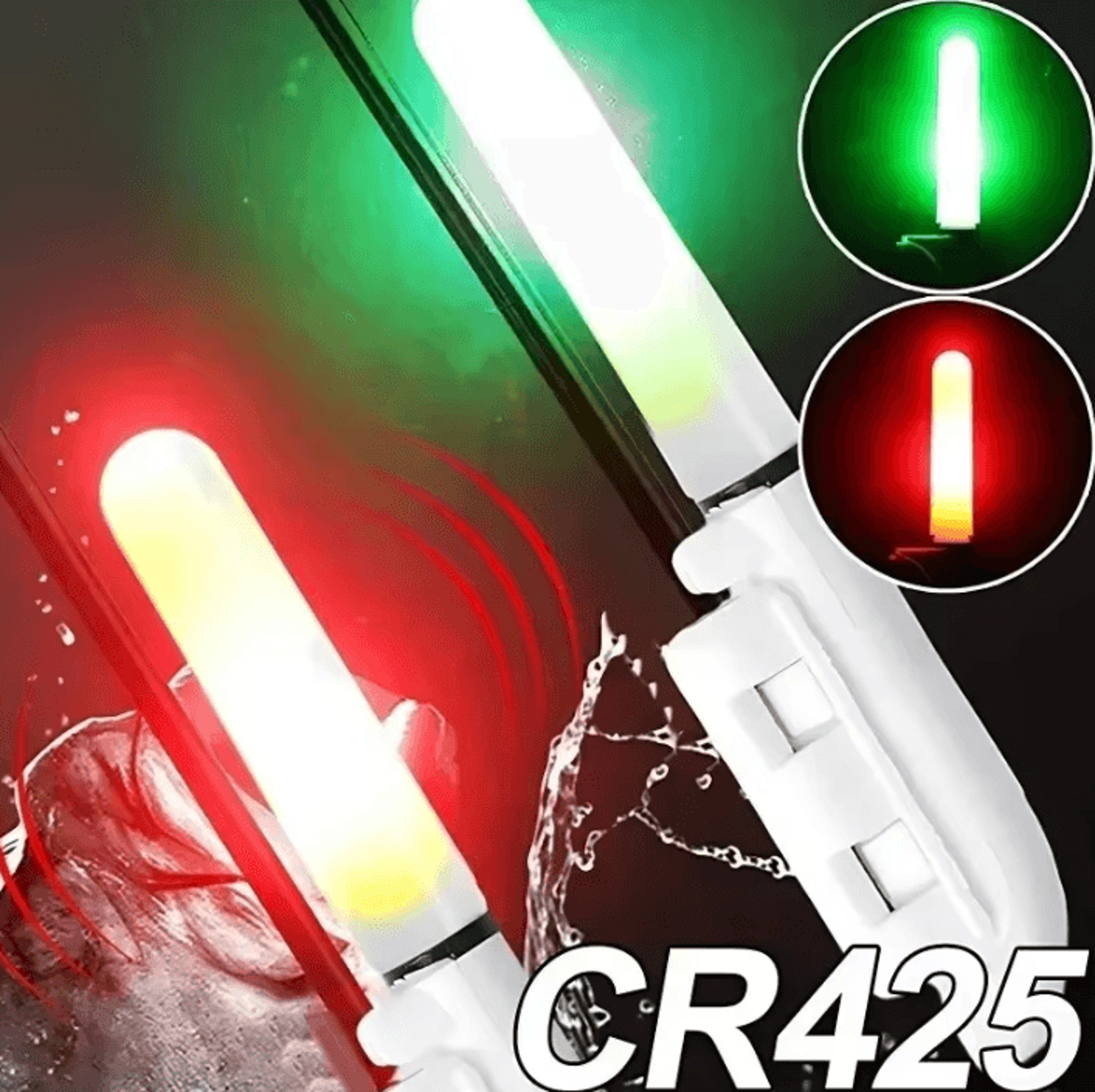 Waterproof LED Fishing Rod Tip Light For Night Fishing With CR425 Battery 2