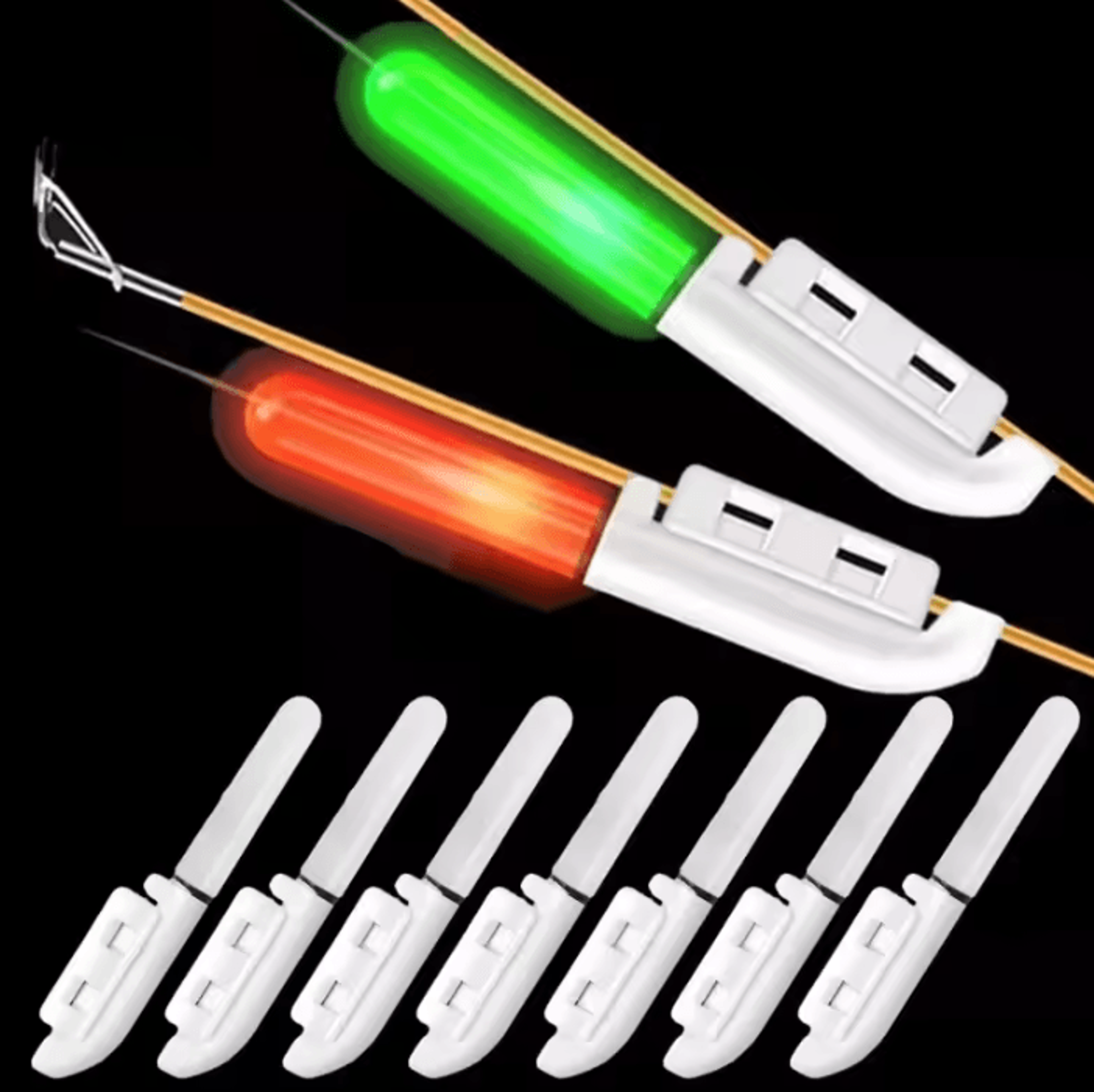 Waterproof LED Fishing Rod Tip Light For Night Fishing With CR425 Battery 4