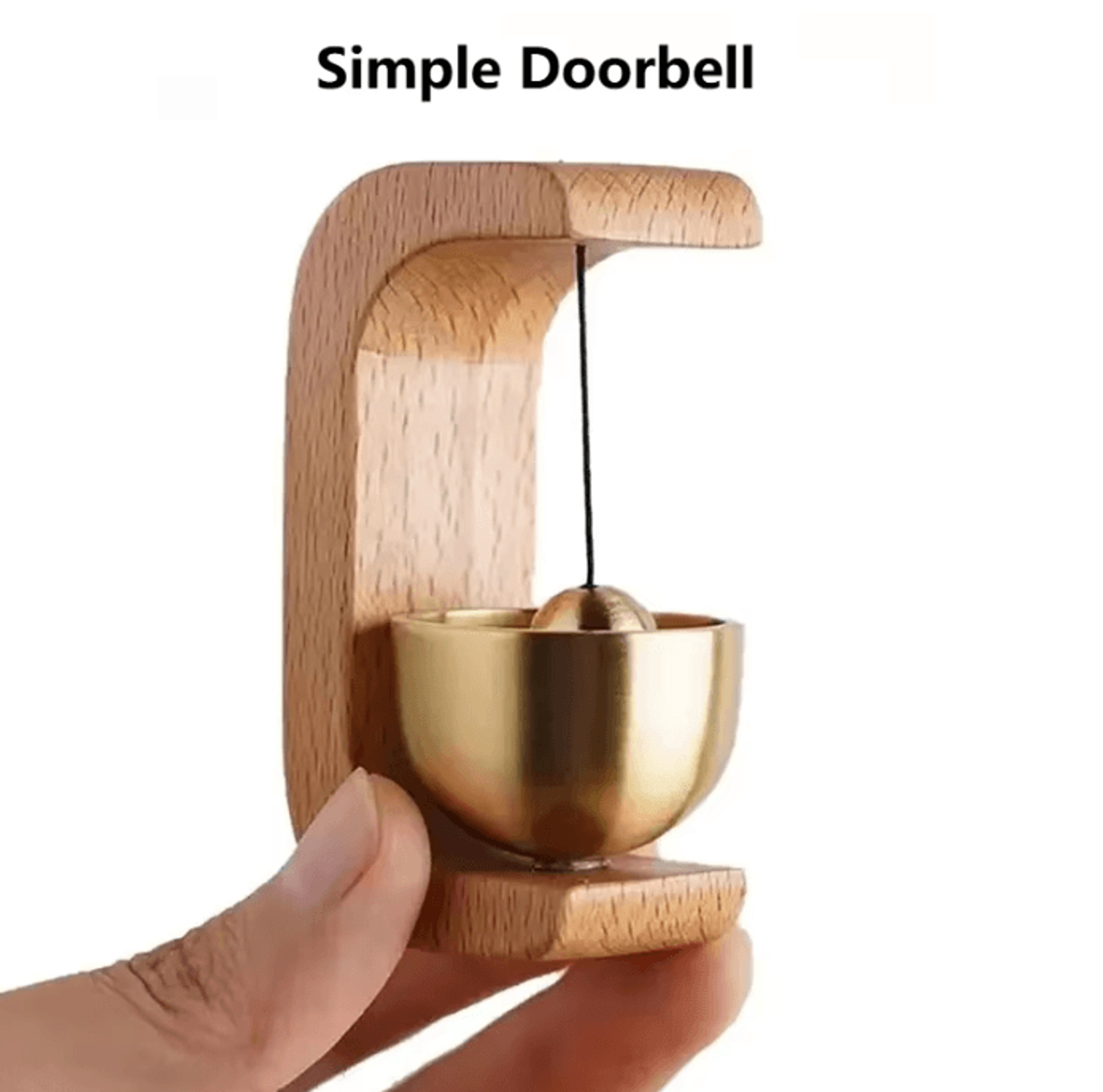 Simple Hanging Doorbell Wind Chime For Home Car  Holiday Decor 2