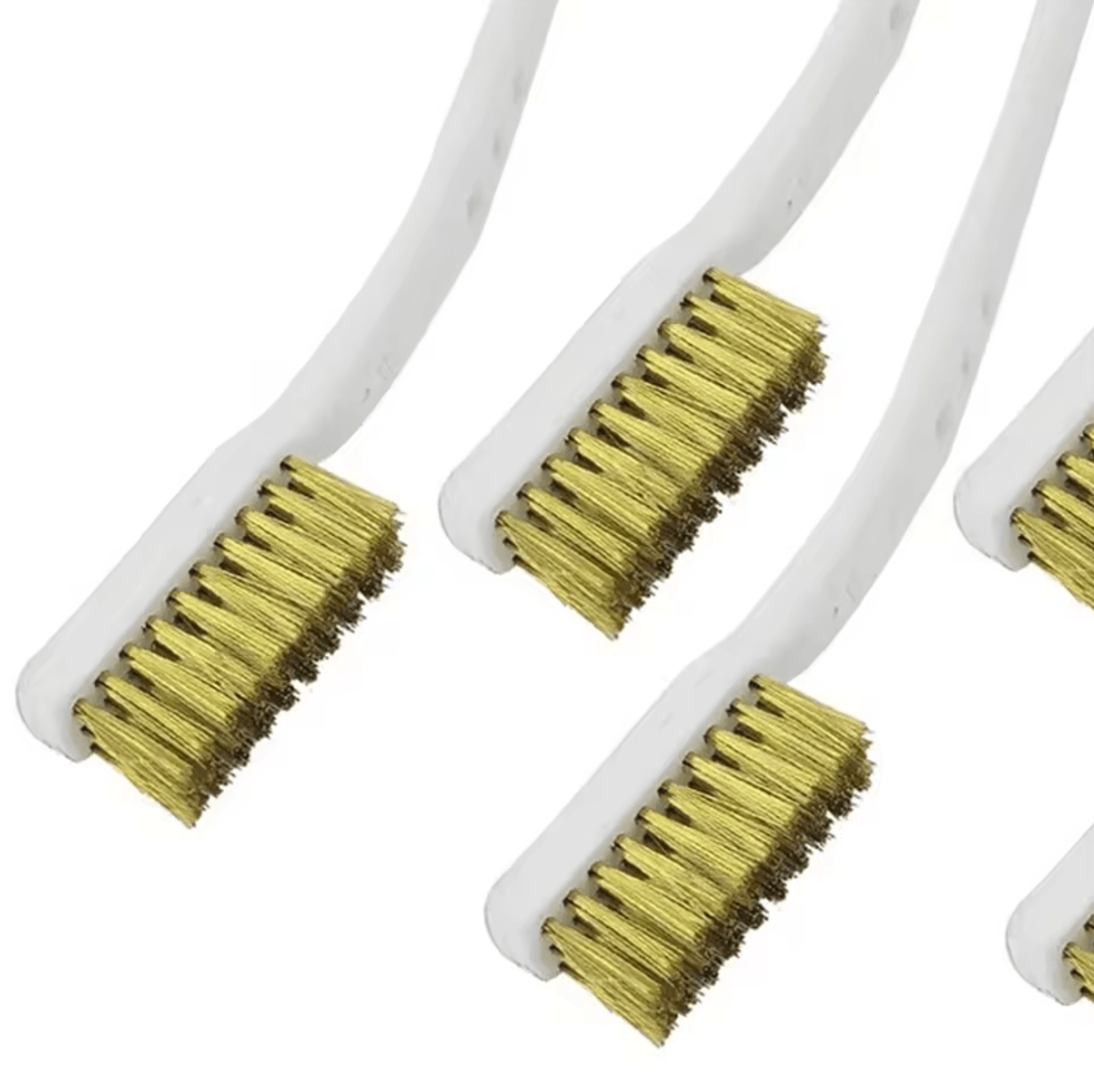 5Piece 175mm Brass Wire Brush Set For Rust Paint  Metal Cleaning 3