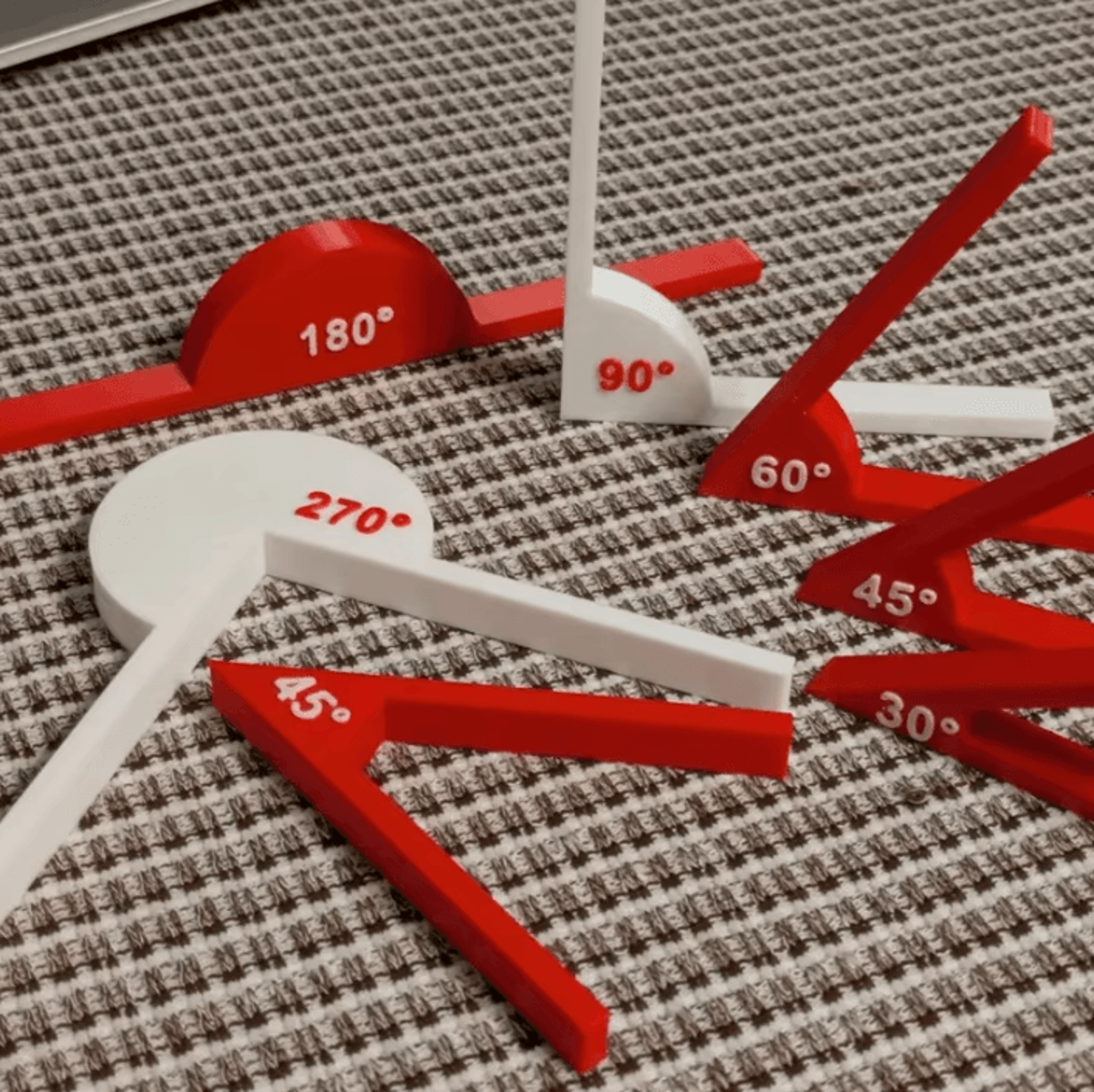 Geometric Angle Teaching Aid Set For Math Learning 0
