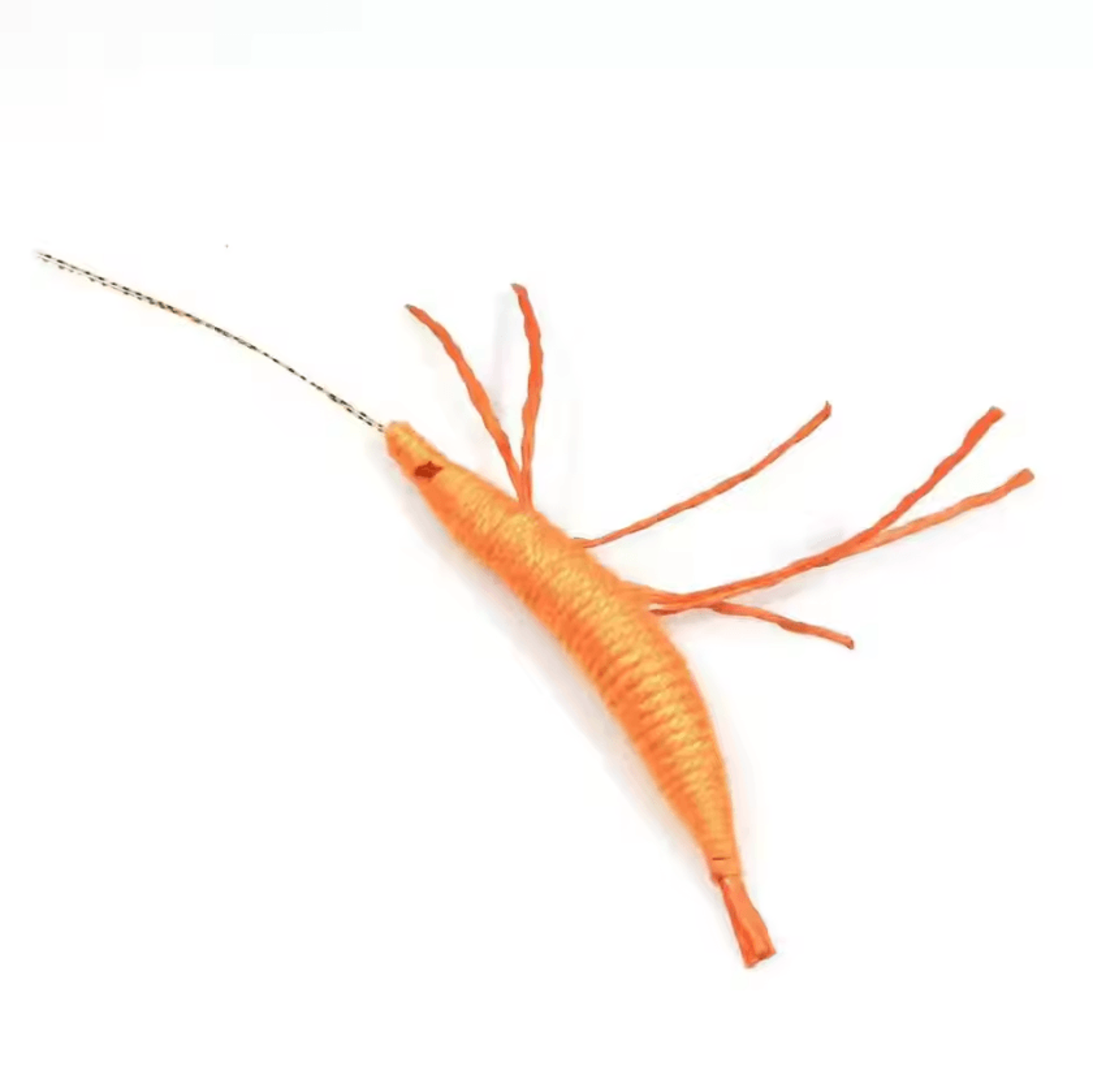 Wool Prawn Cat Toy With Catnip For Interactive Play 6