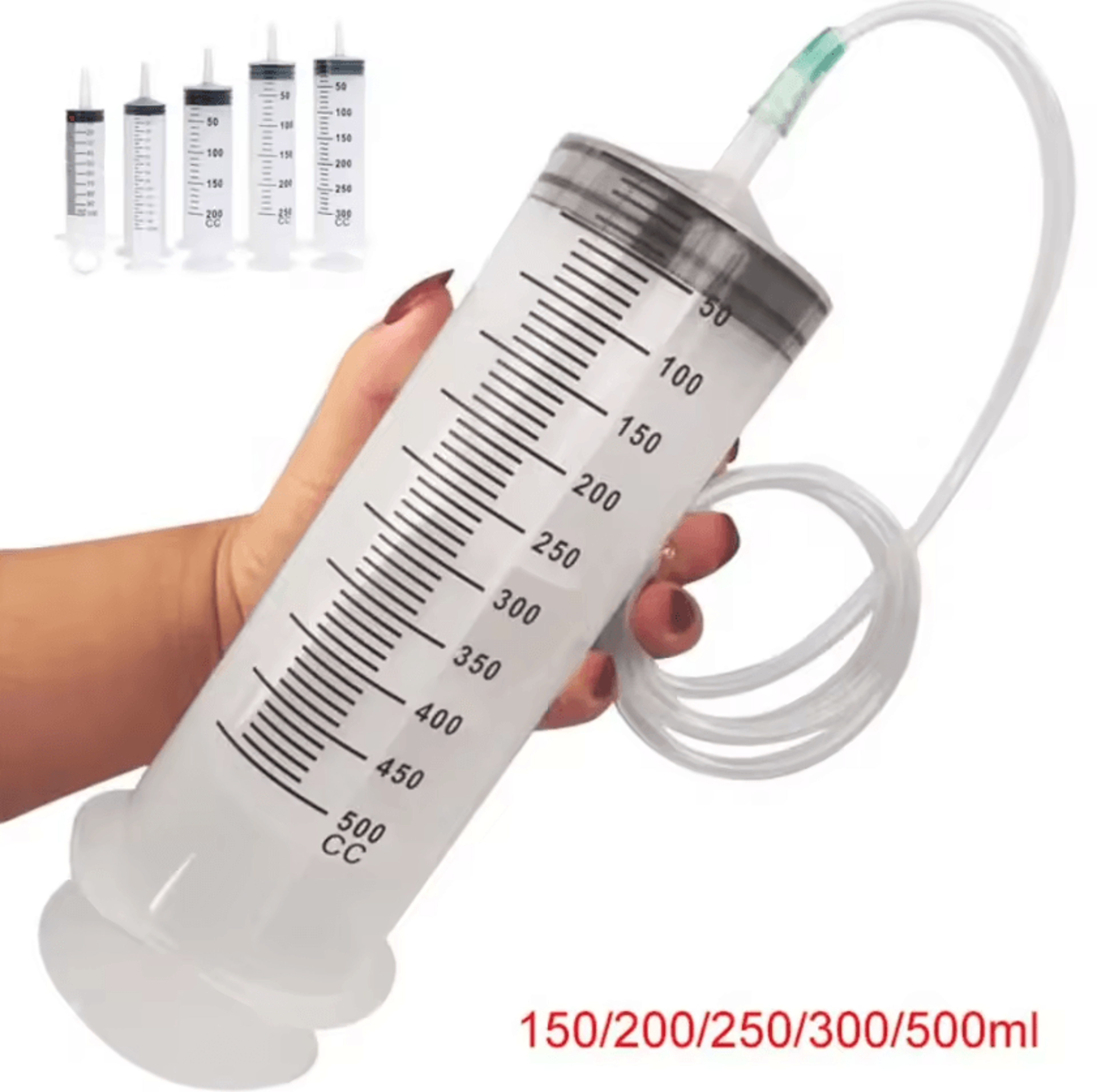 Large Capacity Reusable Syringe With 13m Tube For Liquid Transfer 4