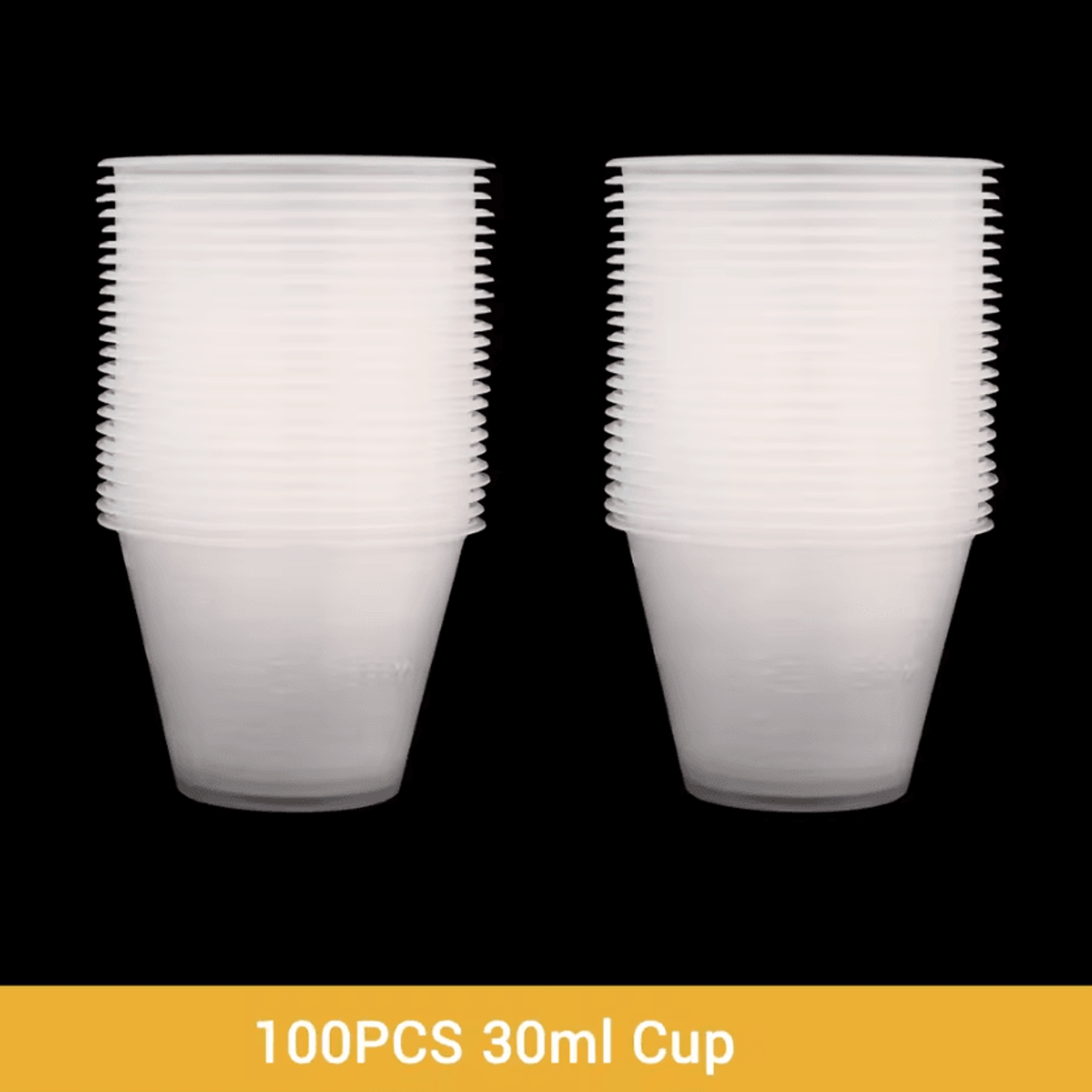 100Piece 30ml Graduated Plastic Mixing Cups For Airbrush  DIY Project 5