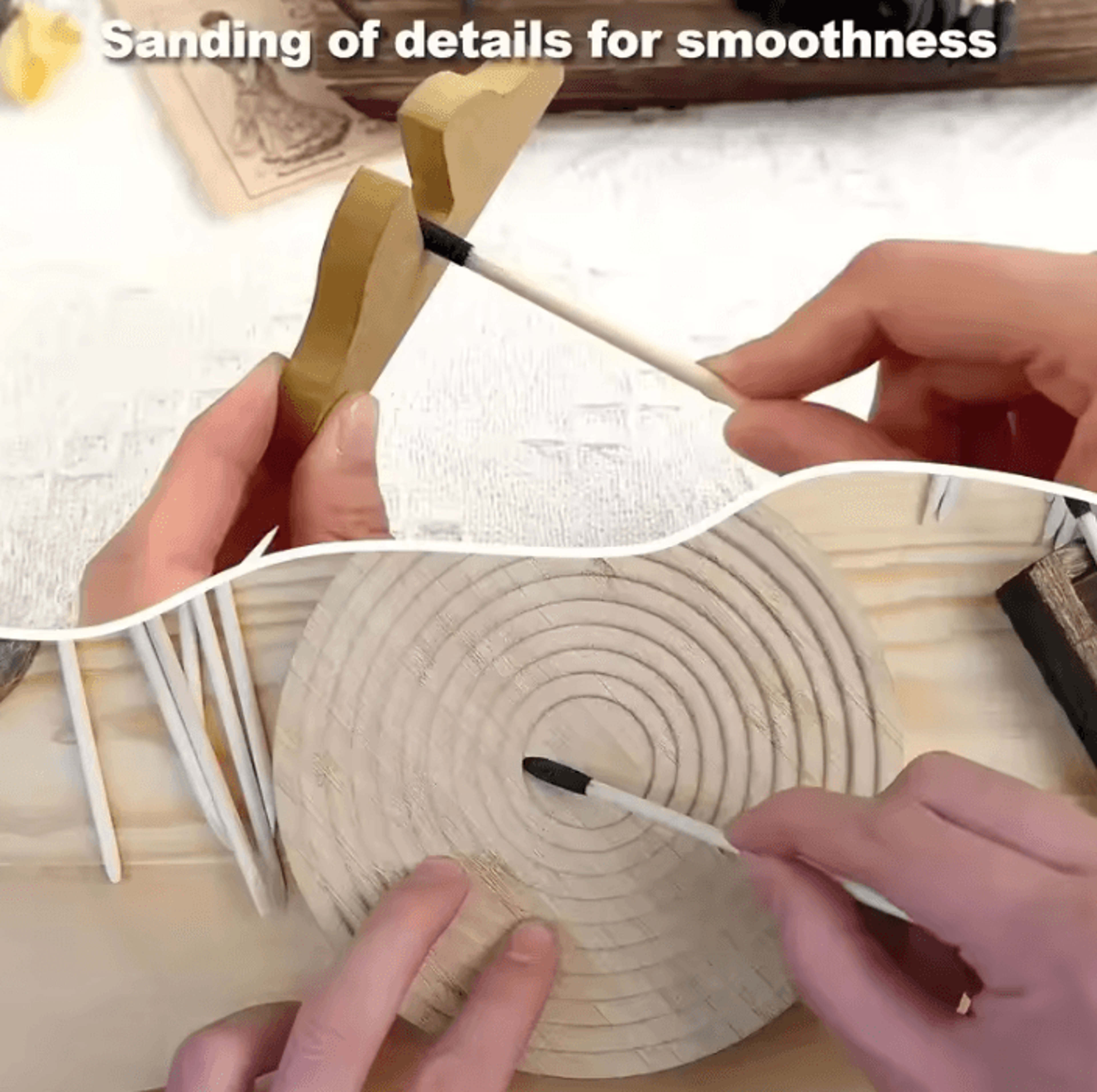 DualPurpose Sanding Sticks Set For Model Making Crafts  Precision Detail Sanding 3
