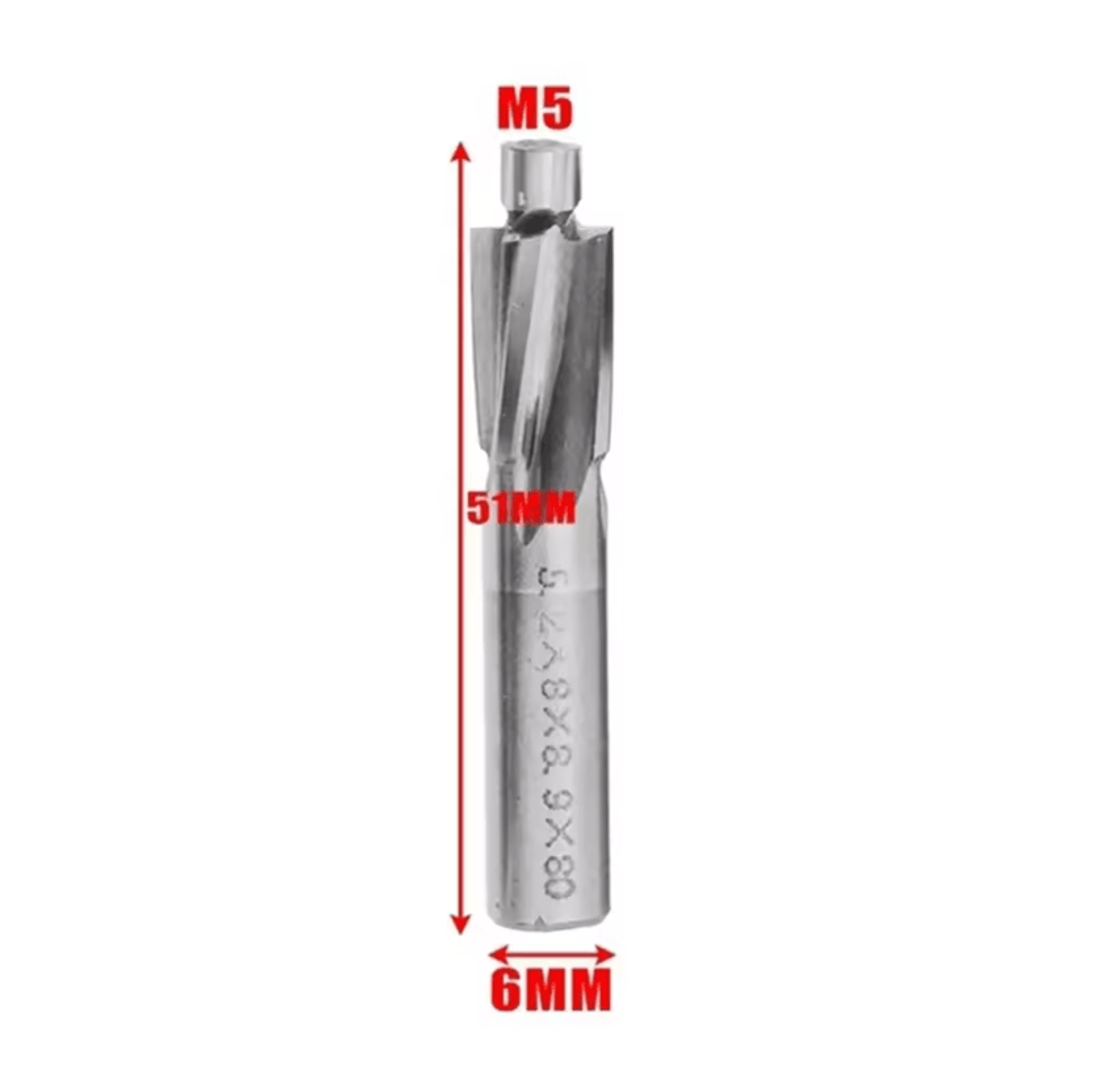 HSS Counterbore End Mill Set  M3M8 Countersink  Flat Counterbore Drill Bits 7
