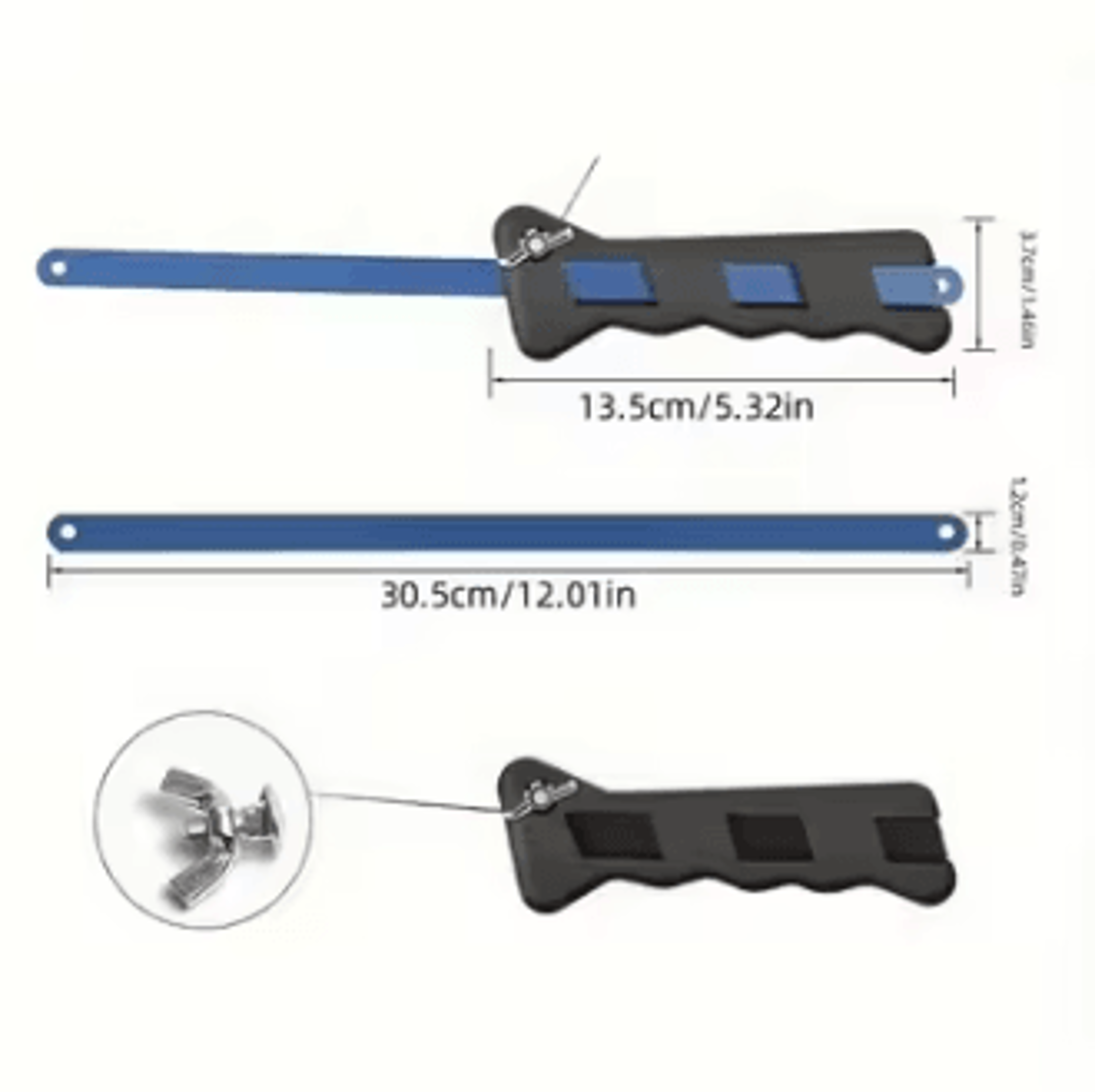 Mini Hand Saw With Adjustable Blade  Portable Woodworking  PVC Pipe Saw 5
