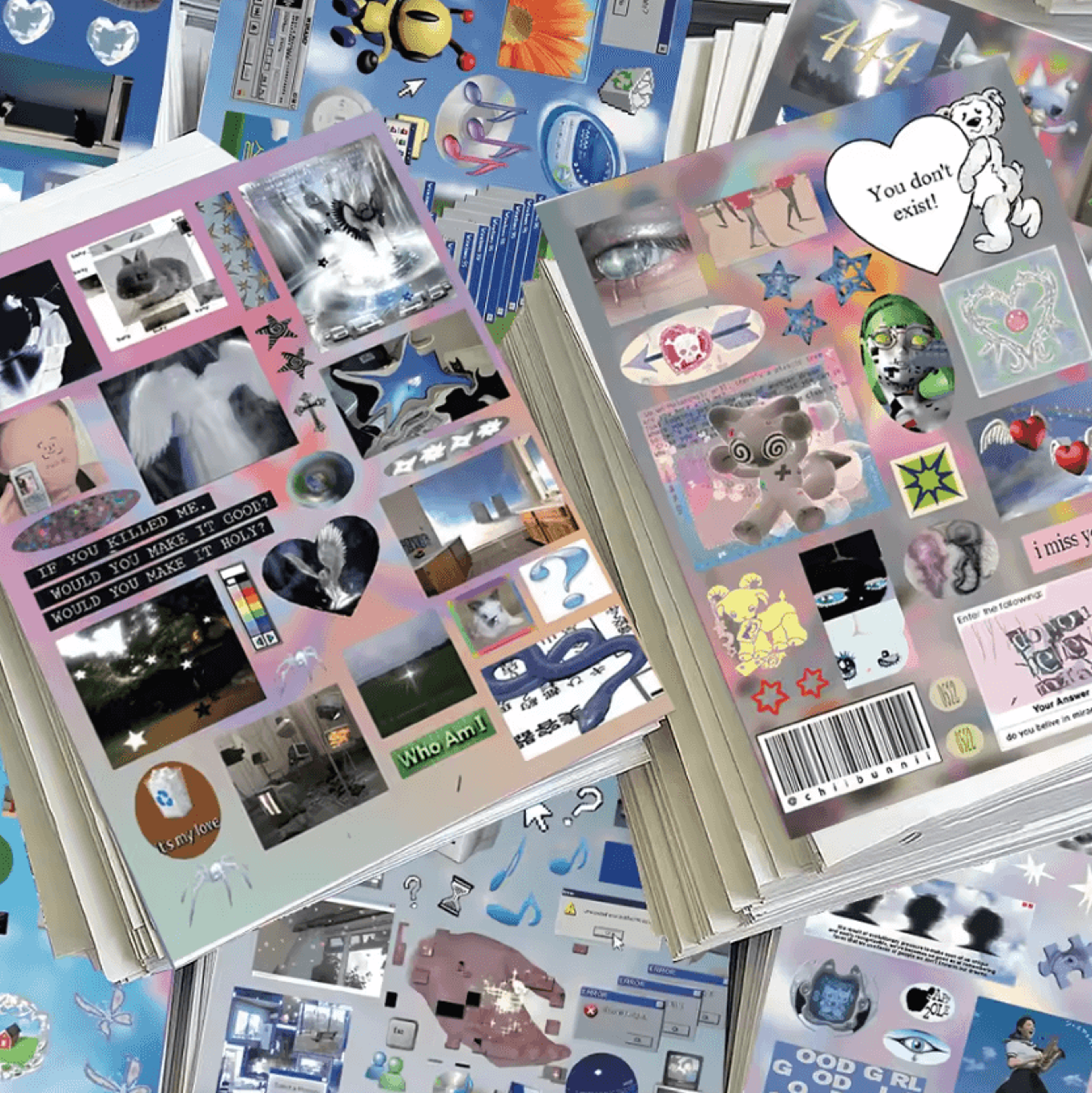 Retro Dreamcore Y2K DieCut Stickers For Junk Journal Scrapbook Collage 1