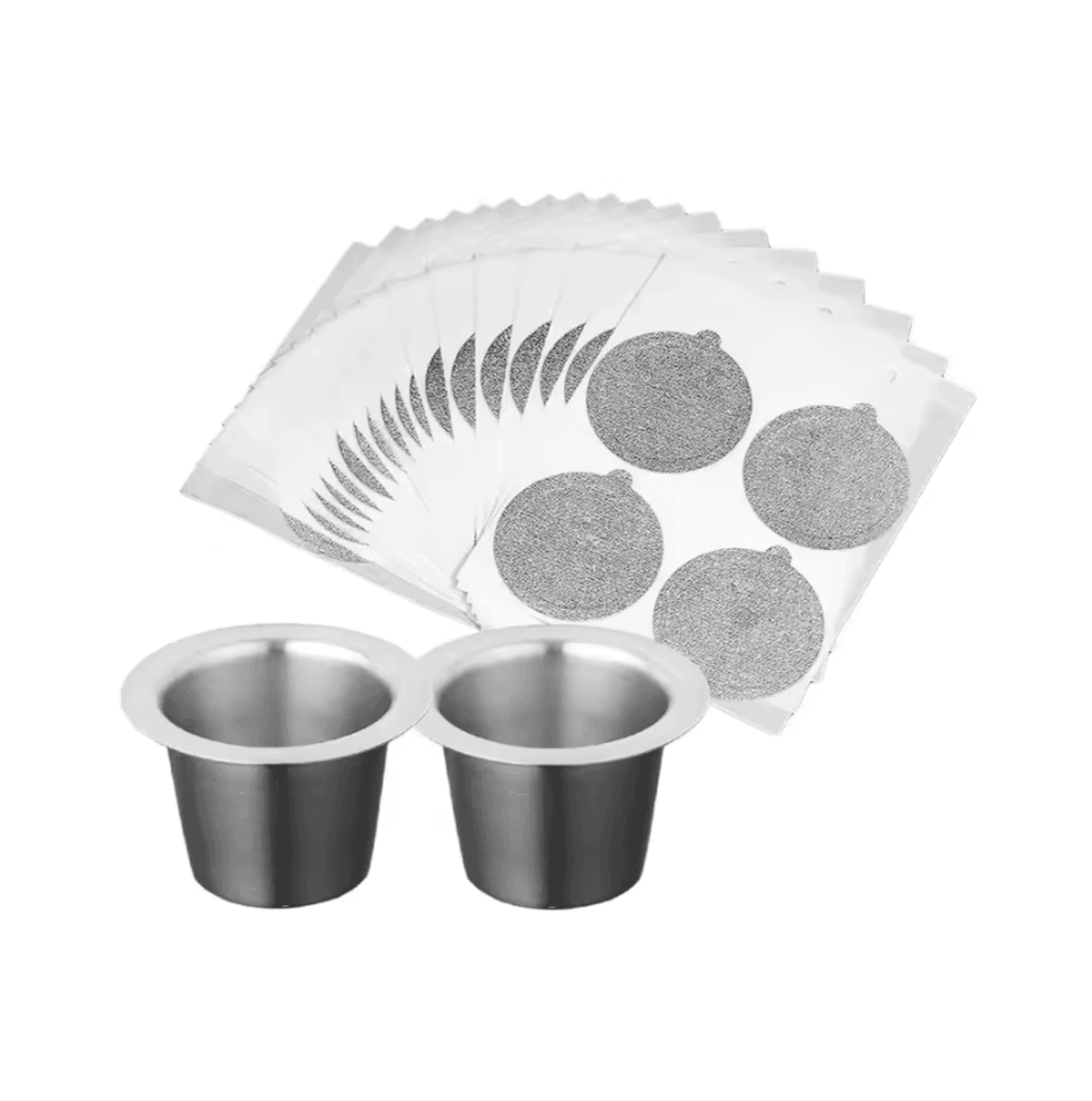 Stainless Steel Refillable Coffee Capsules Compatible With Nespresso 0