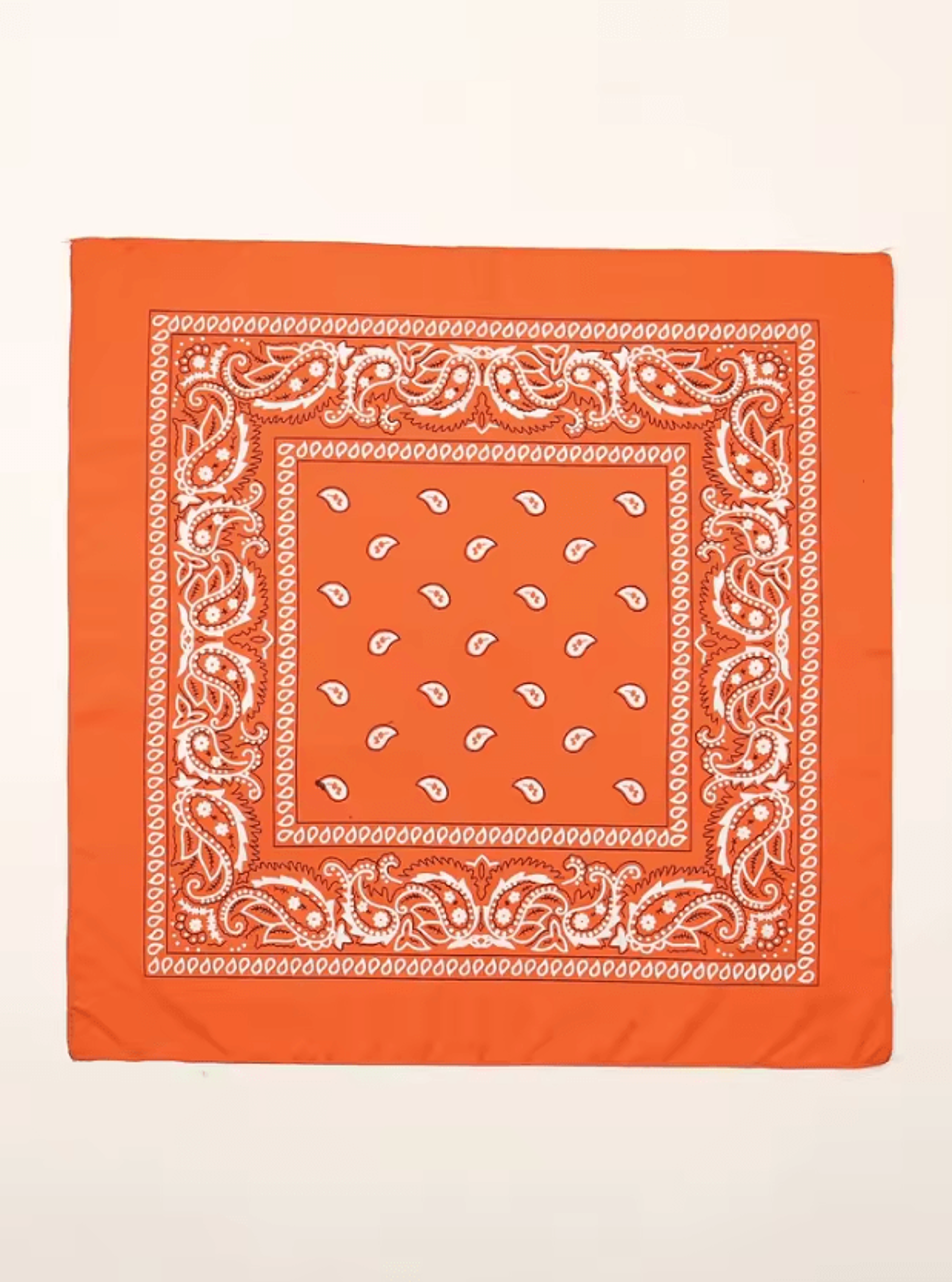 Paisley Bandana Head Scarf  Fashion Square Scarf For Hair Neck  Wrist 4