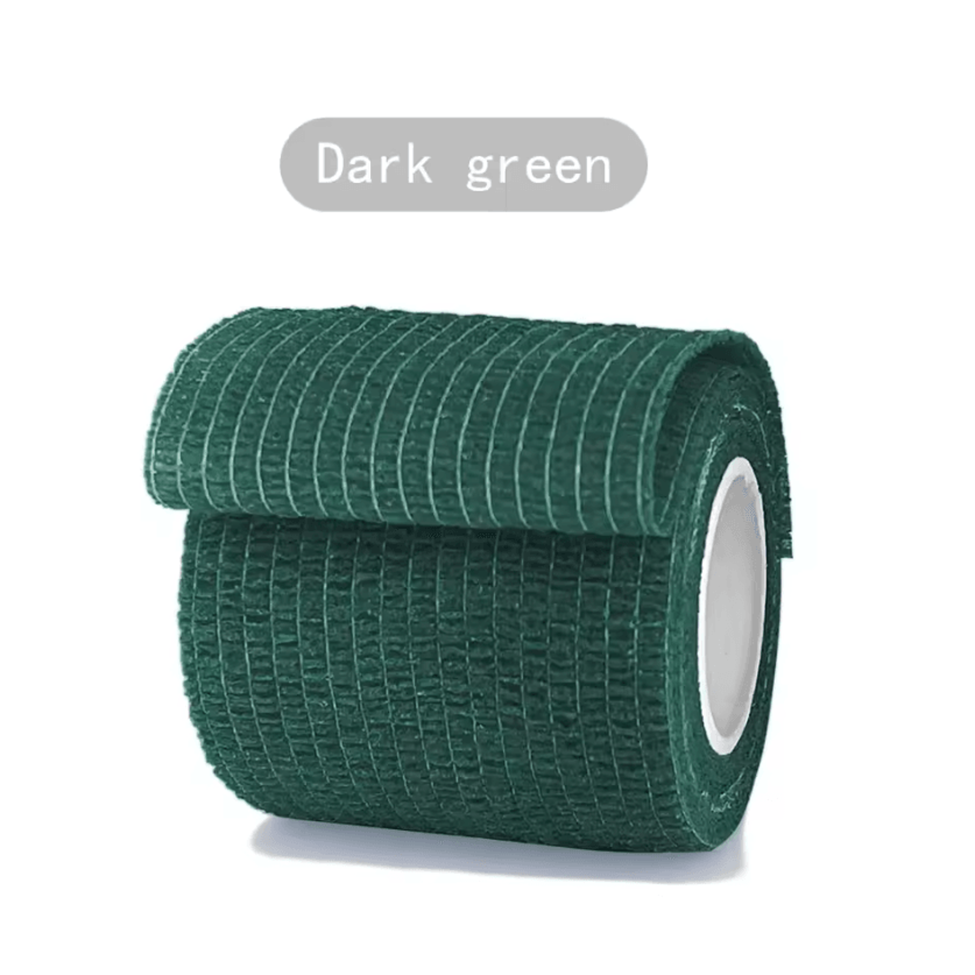 Dark Green SelfAdhesive Elastic Bandage Wrap Tape For Sports  Joint Support 3