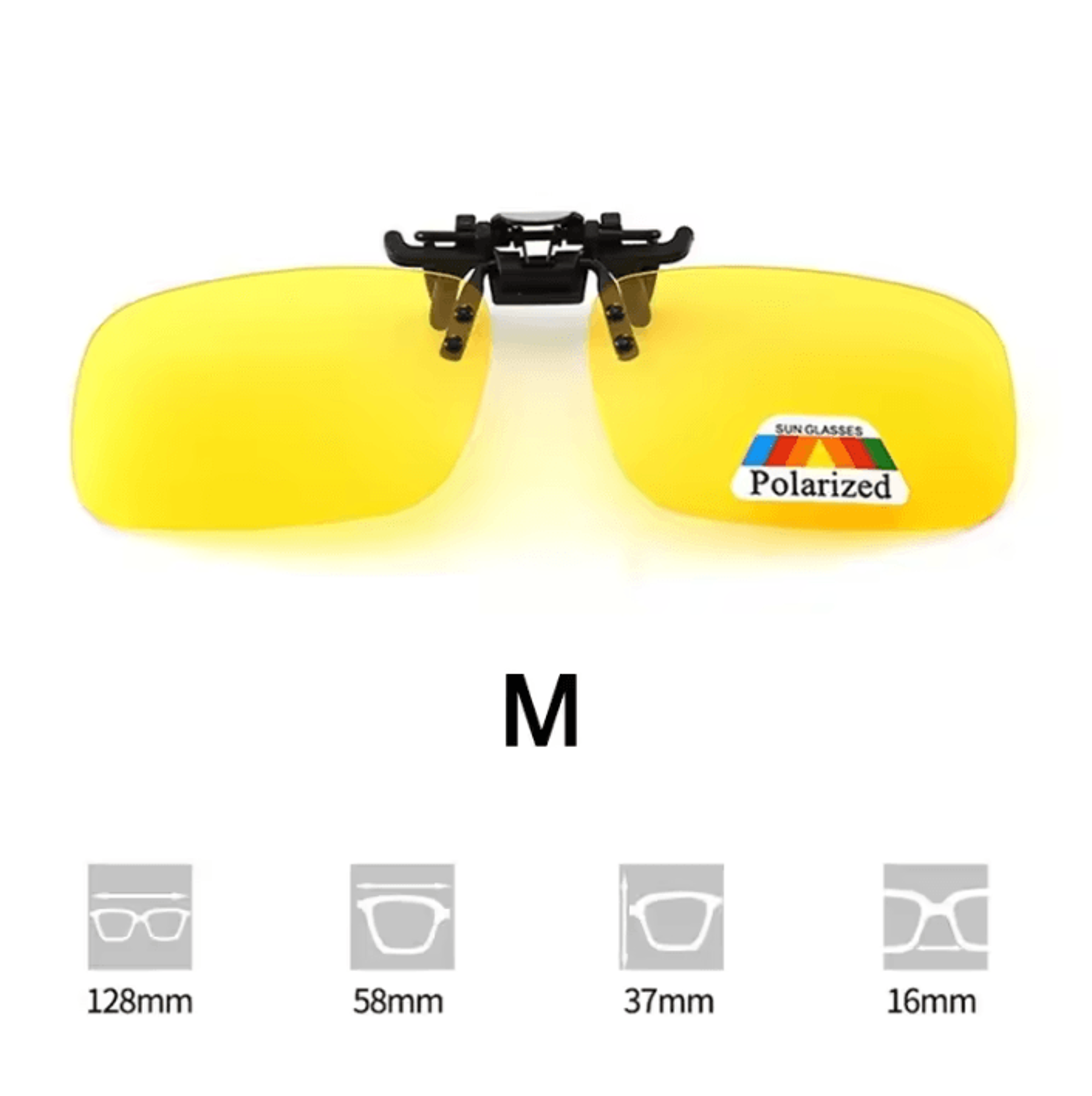 Polarized ClipOn Sunglasses  UV400 Lens For Driving Day  Night Vision 12