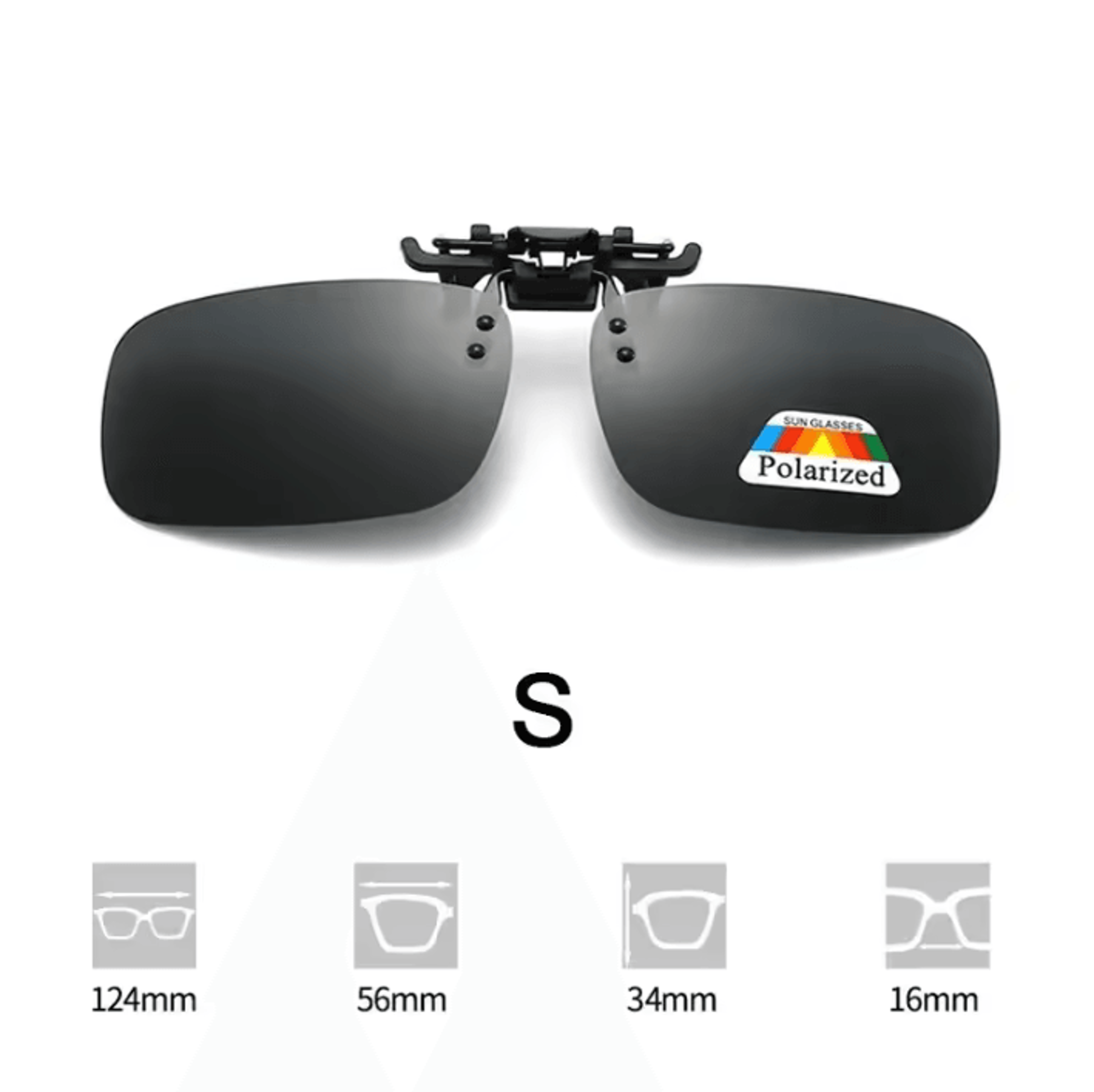 Polarized ClipOn Sunglasses  UV400 Lens For Driving Day  Night Vision 3