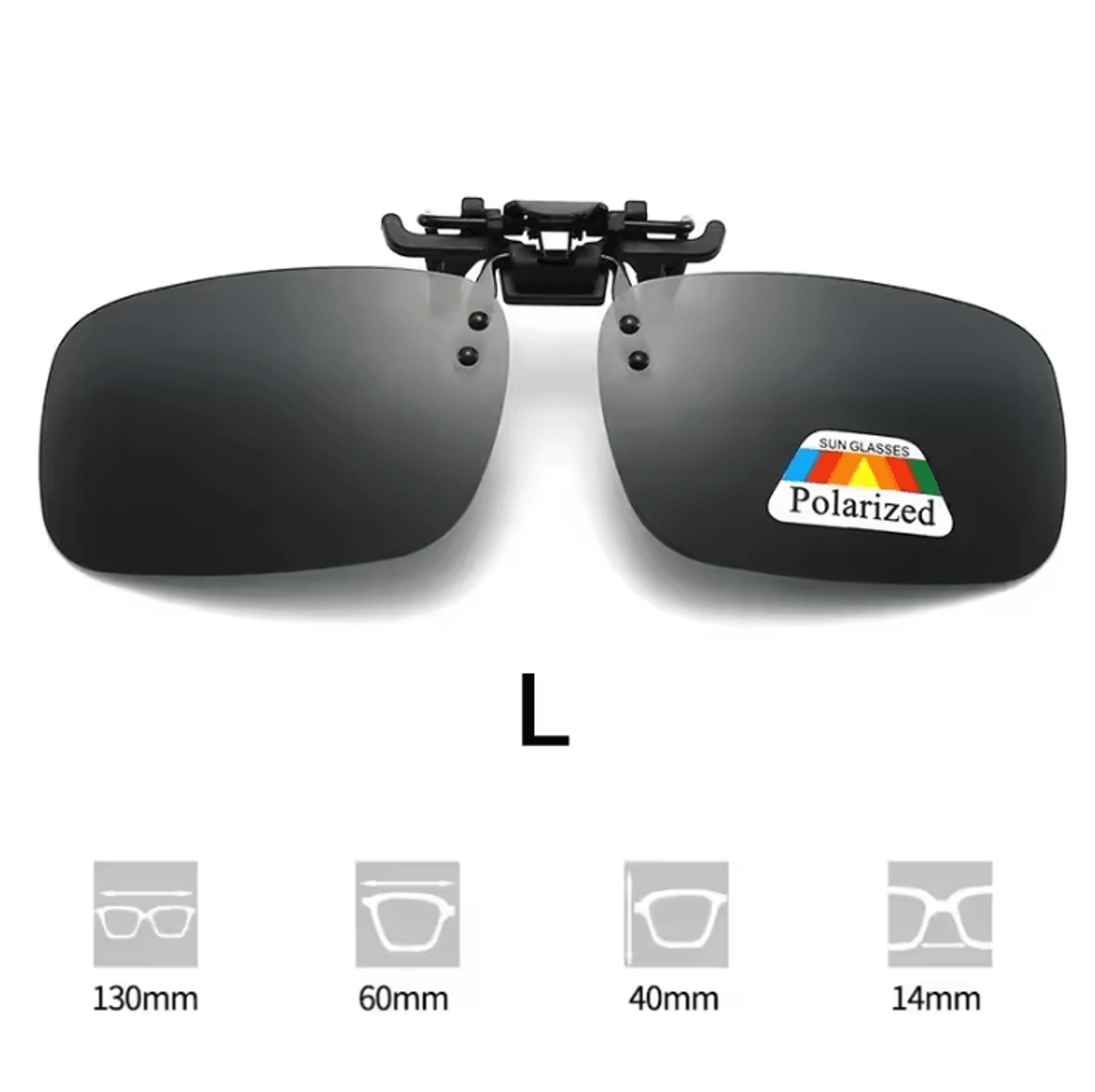 Polarized ClipOn Sunglasses  UV400 Lens For Driving Day  Night Vision 5