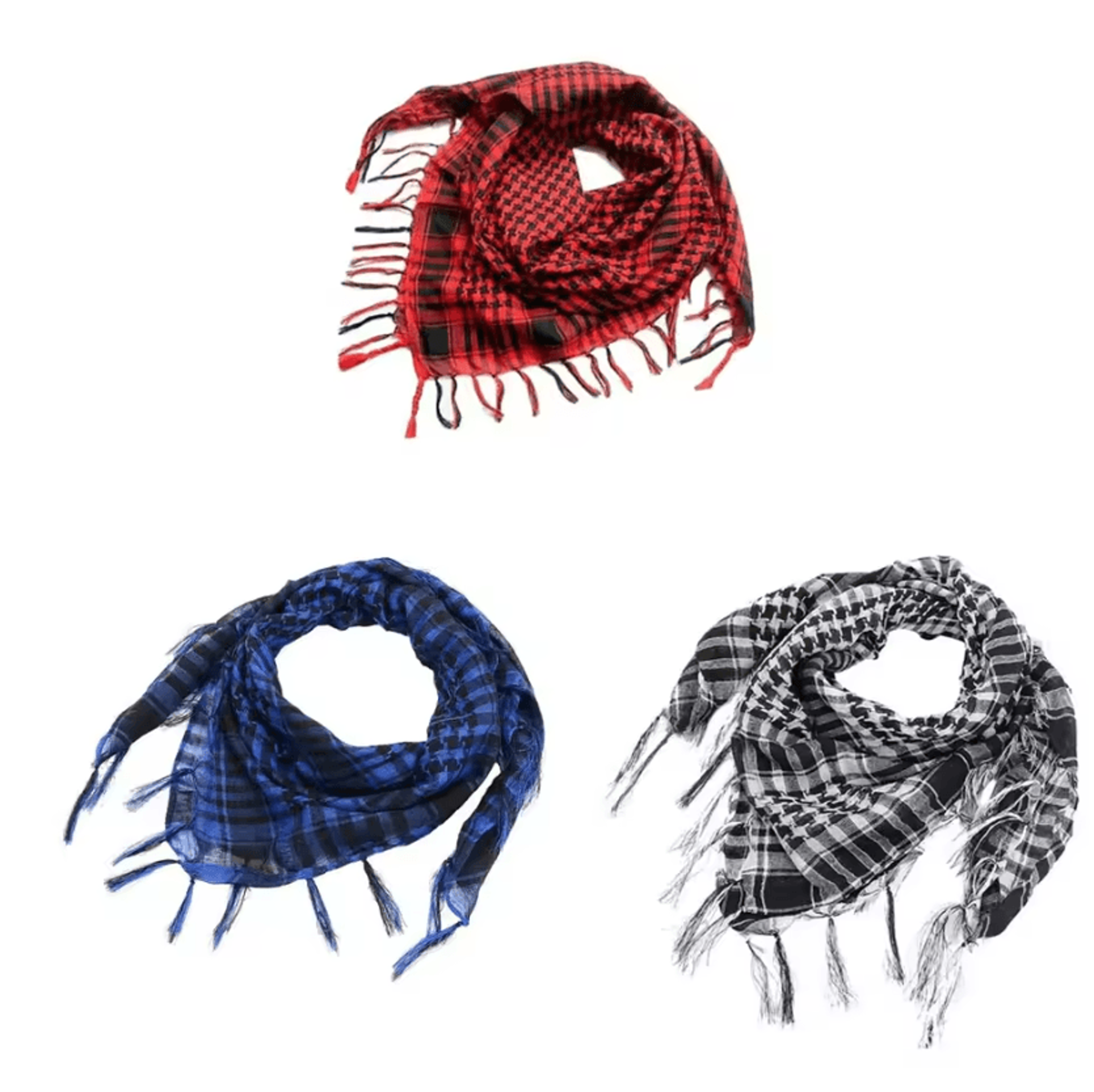 Tactical Shemagh Keffiyeh Scarf  MultiPurpose Desert Head  Neck Wrap 14