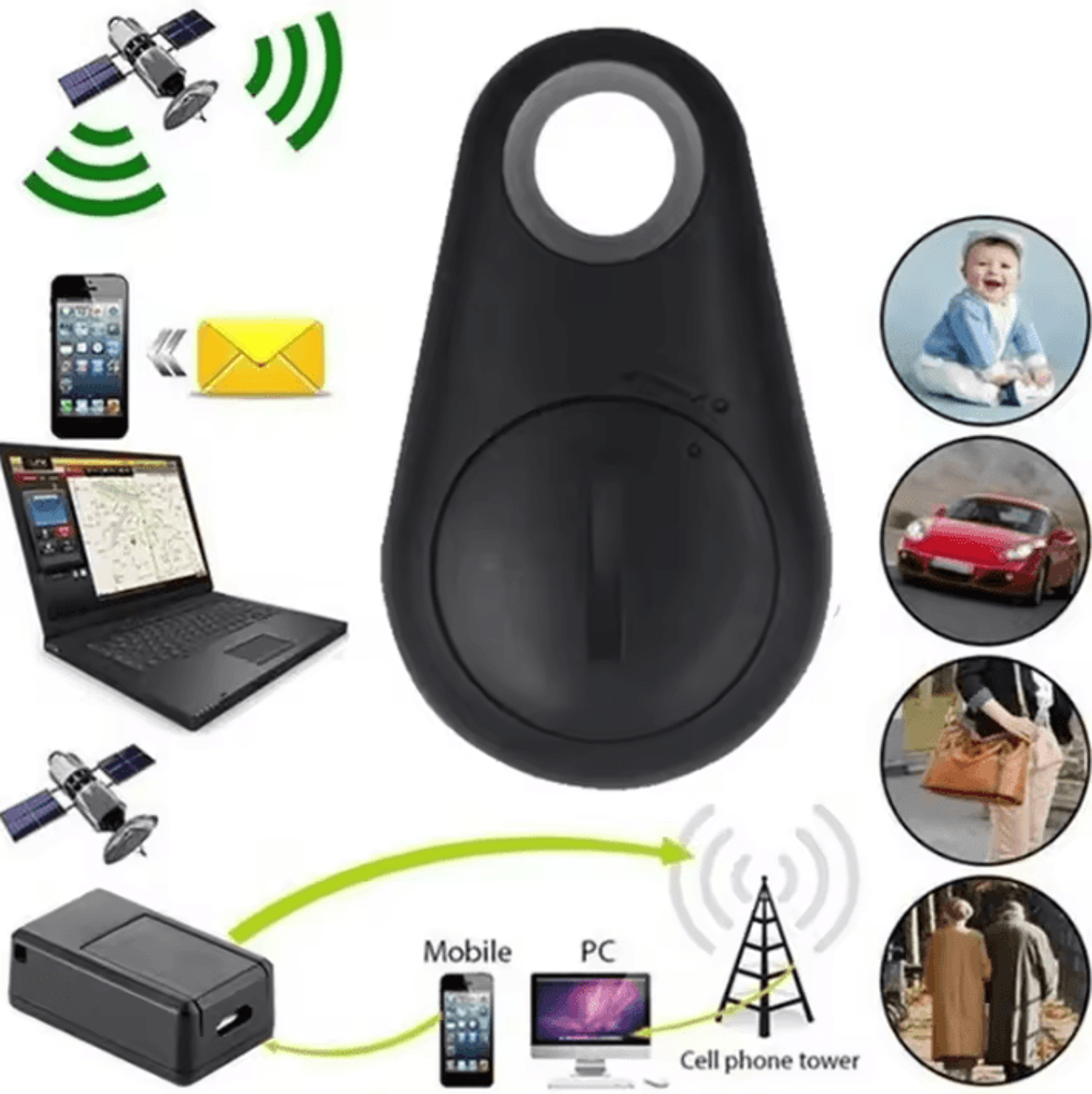 Smart Bluetooth GPS Tracker For Keys Wallets And Pets 1