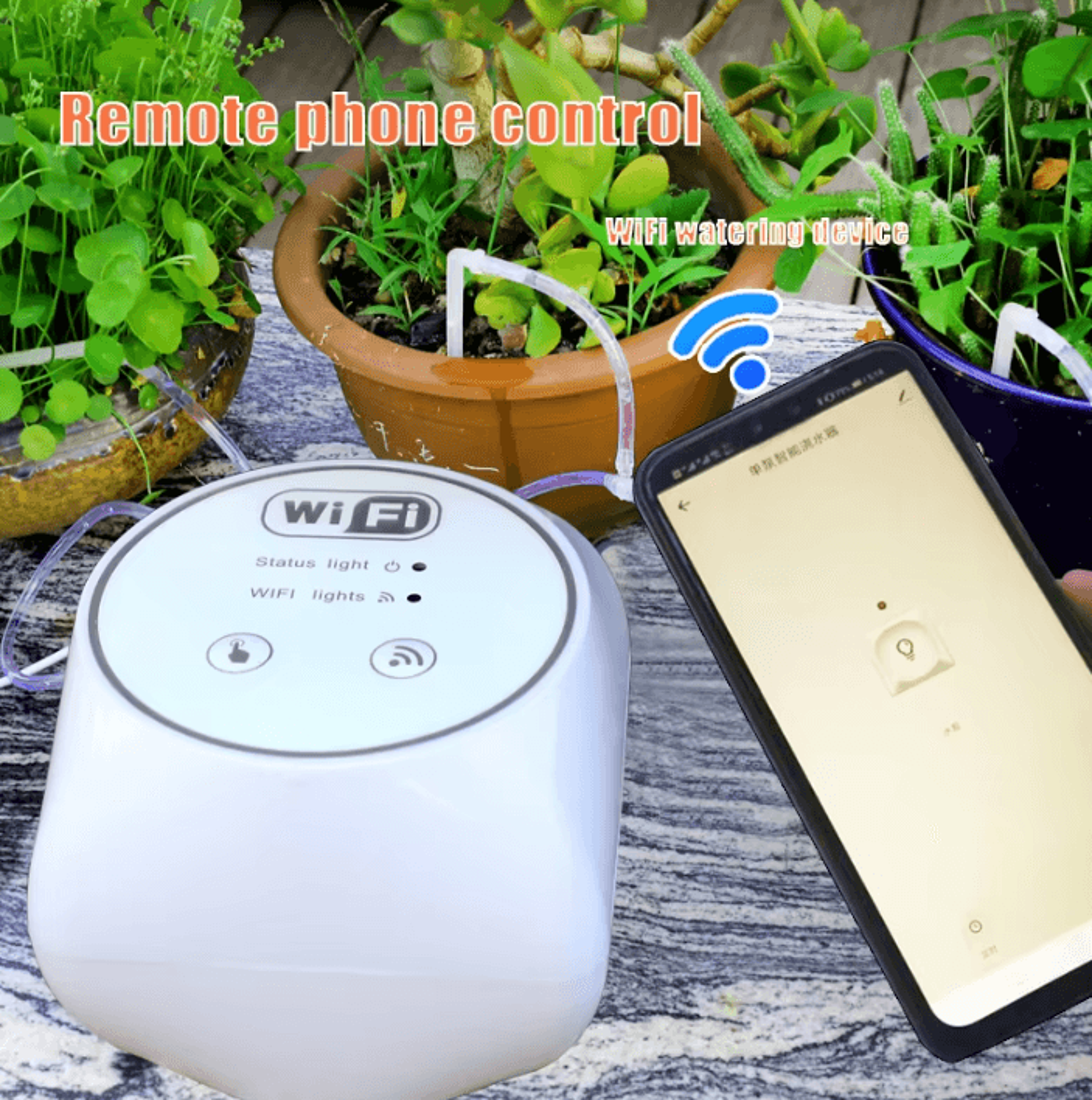 Smart WiFi Drip Irrigation System Mobile App Garden Watering Kit 0