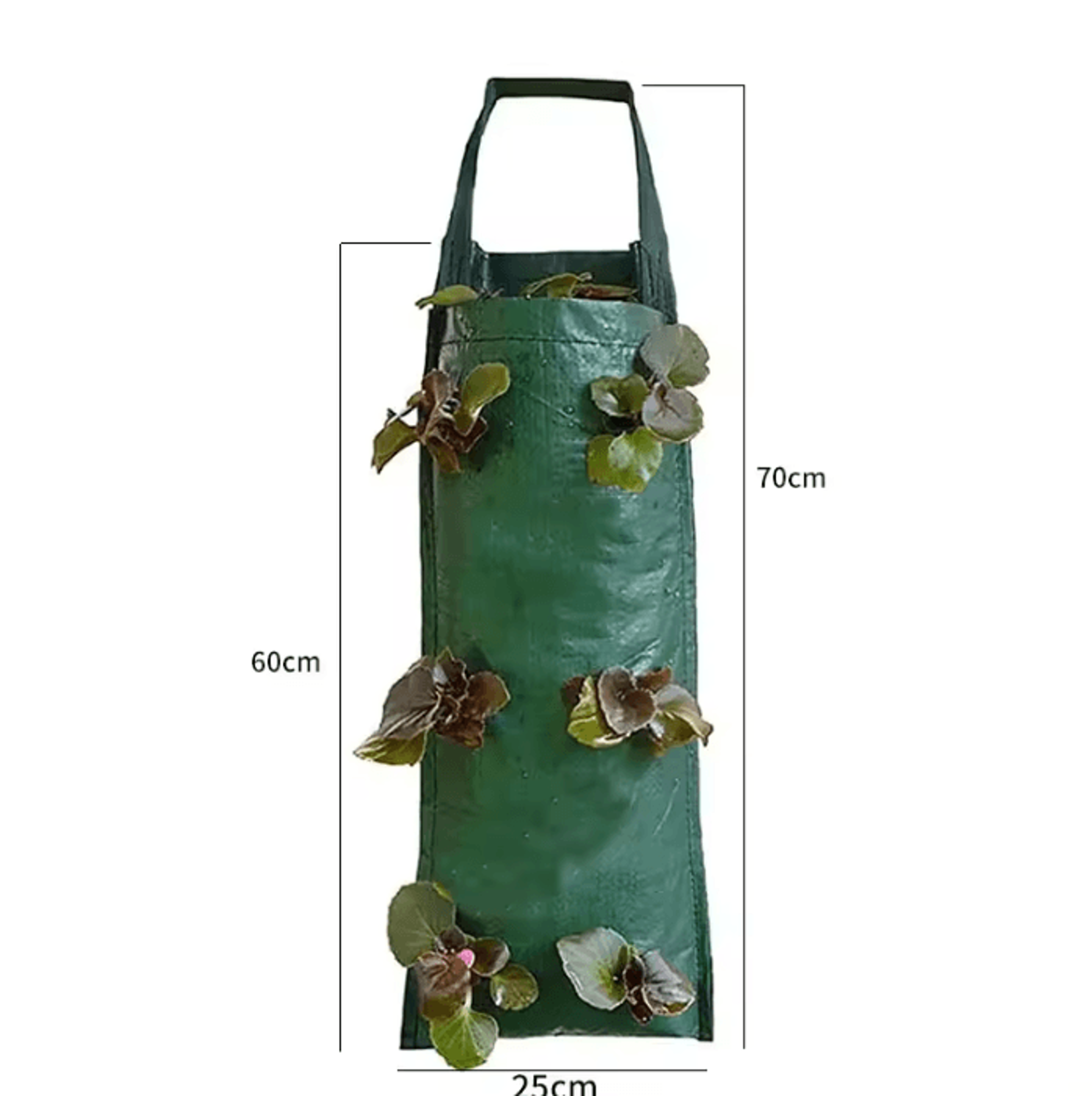 Hanging Strawberry Grow Bag Vertical Planter For Vegetables And Flowers 2